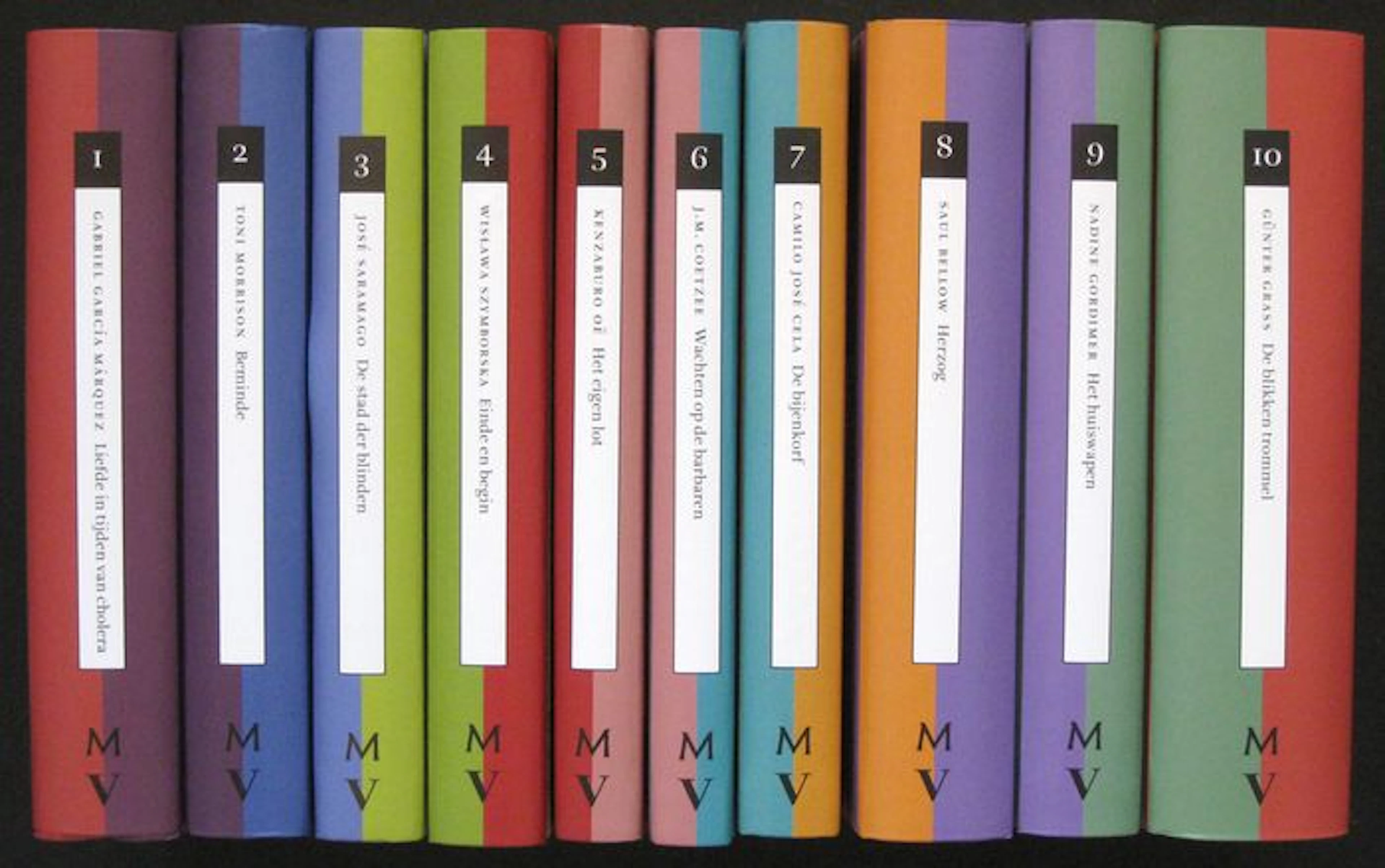 Literatuur; Nobelprijsbibliotheek - 10 delen - 2004