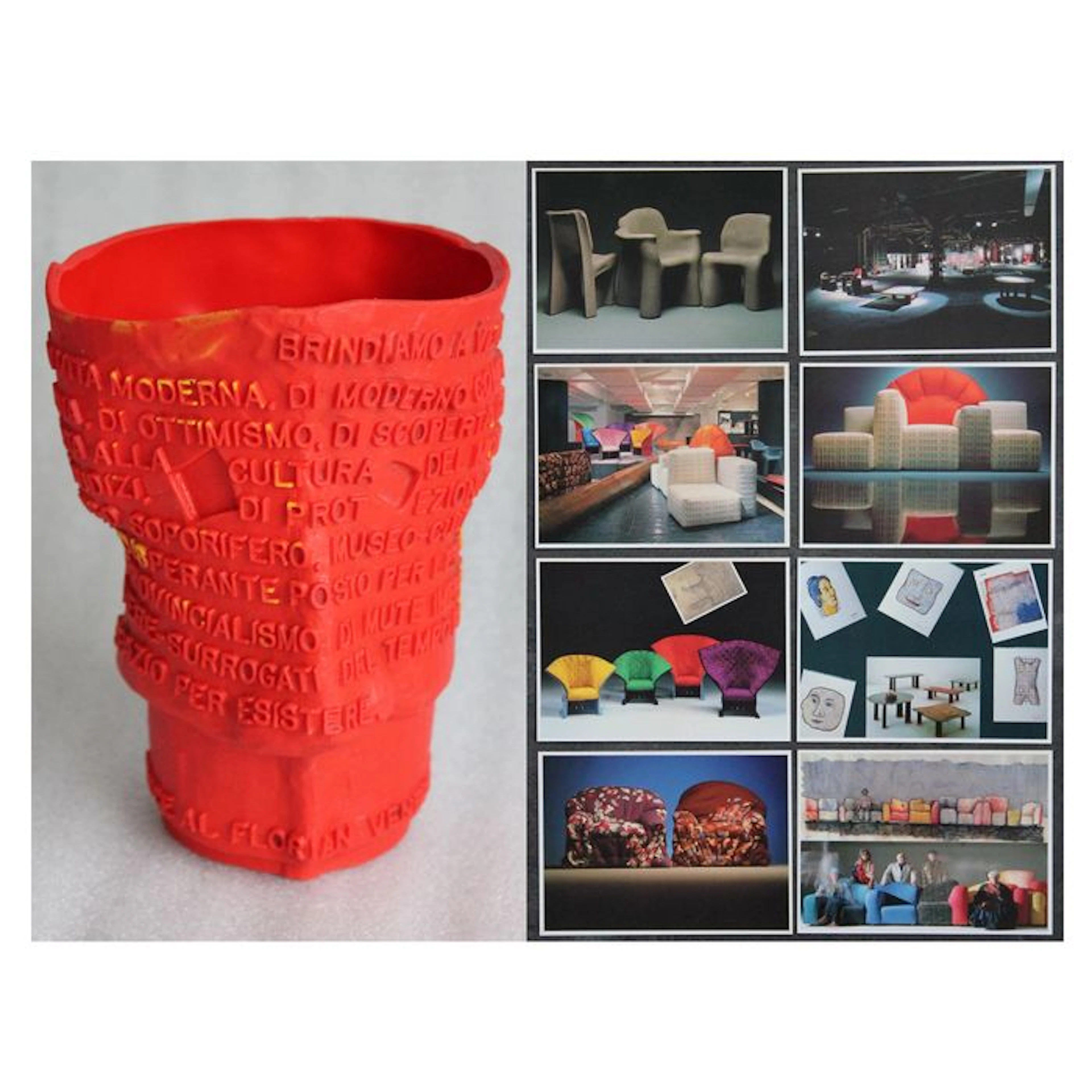 Gaetano Pesce voor Café Florian 'Goto' vase/drinkbeker