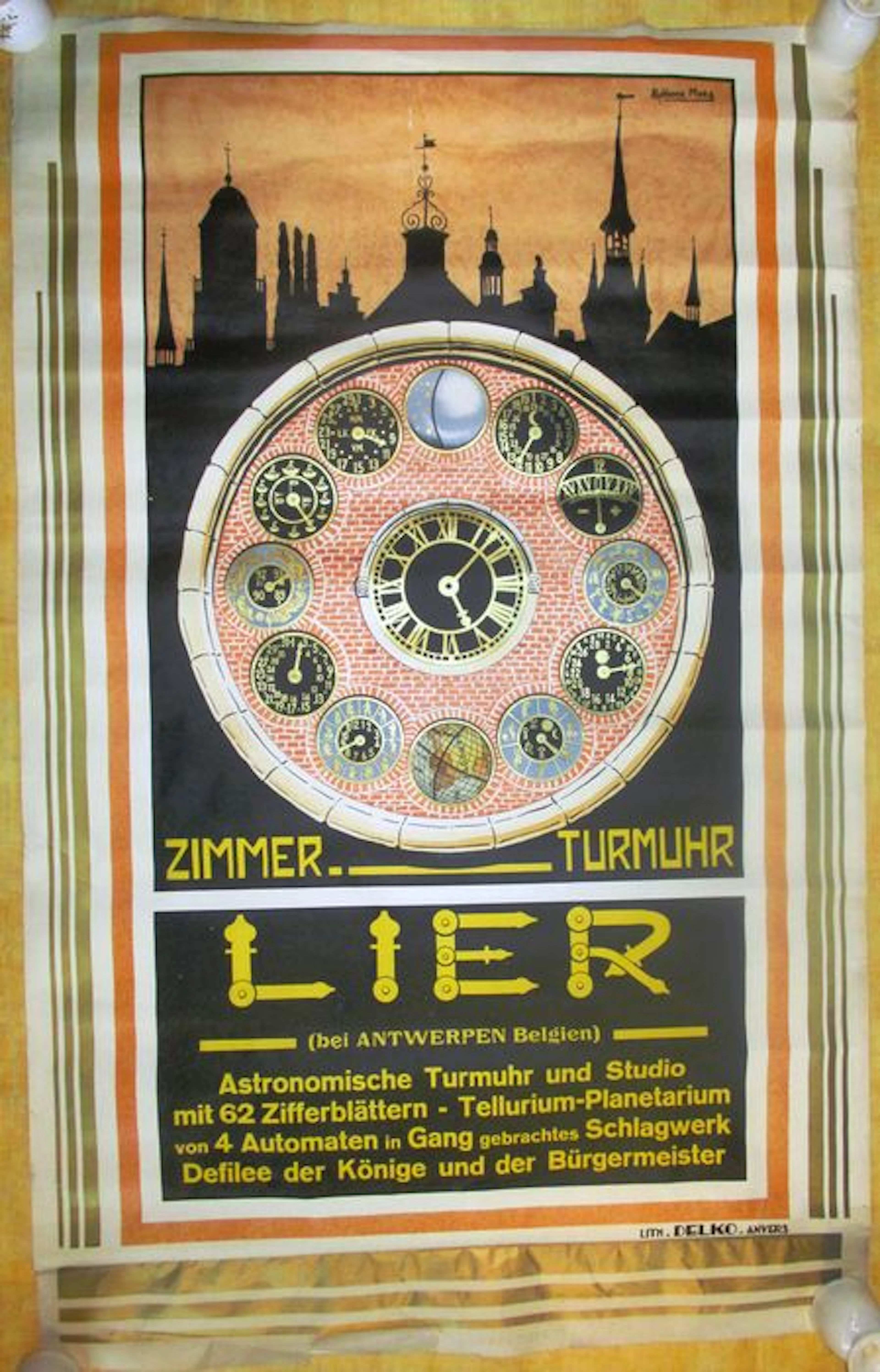 Alphonse Mora - Zimmertoren Lier - ca. 1950