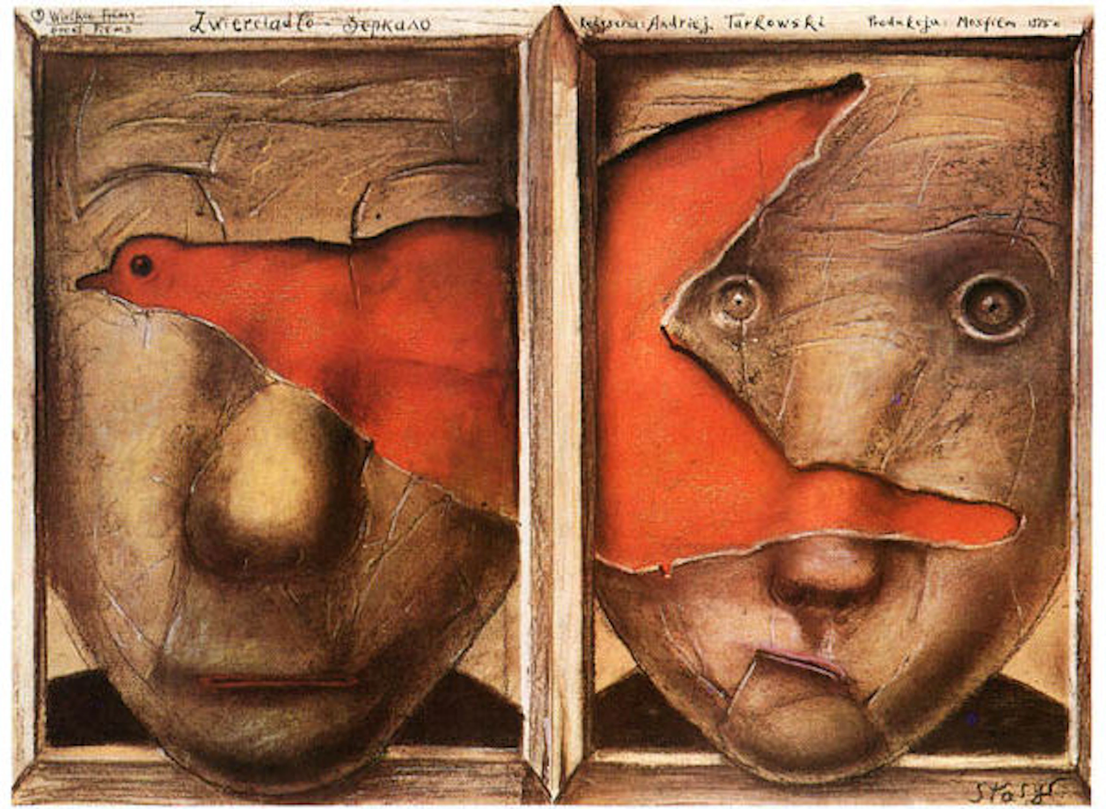 Stasys Eidrigevicius- Refelction, Filmposter -1989