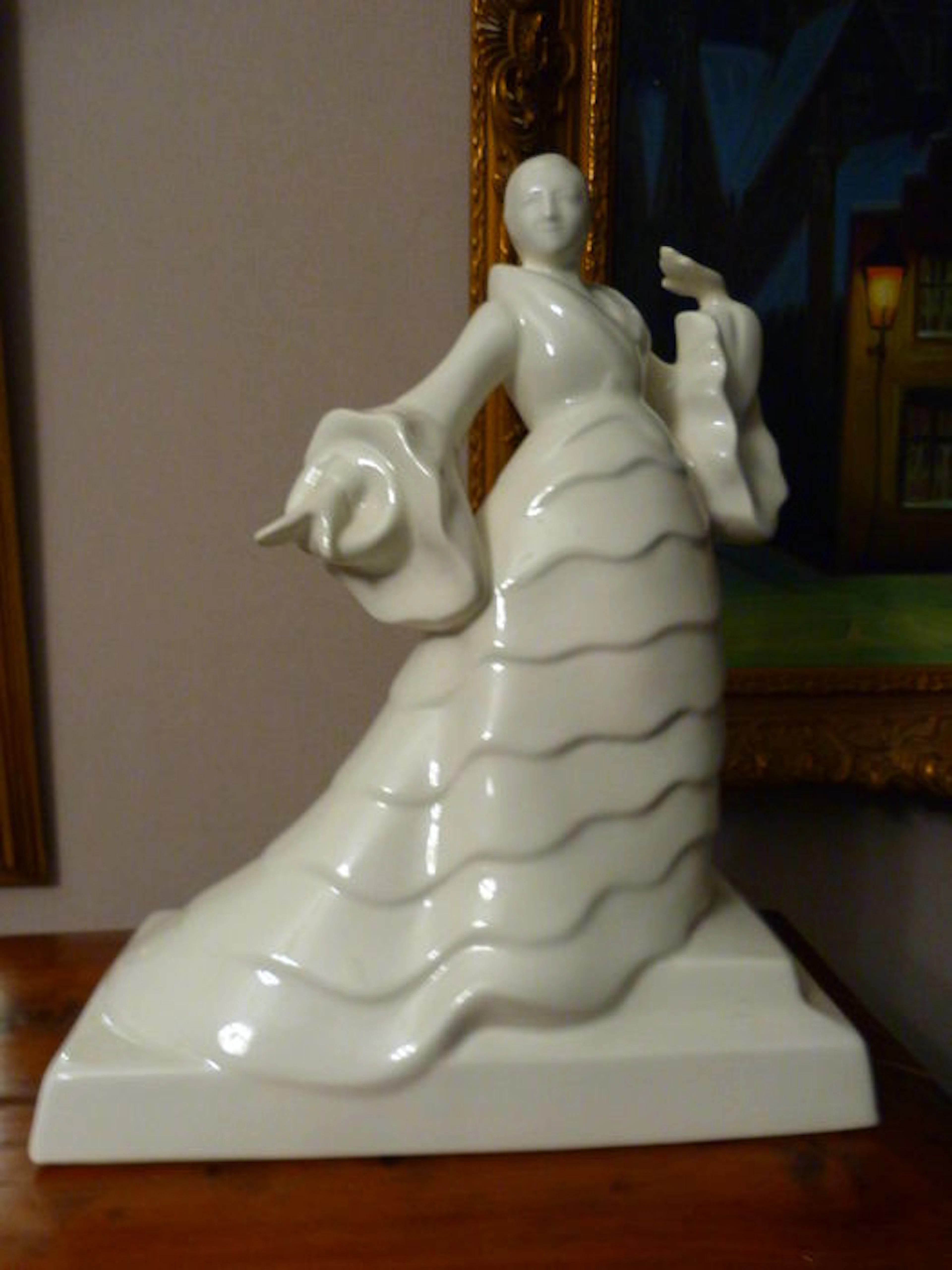 Charles Catteau voor Royal Boch - Josephine Baker - ontwerp uit 1927 - geglazuurd keramiek