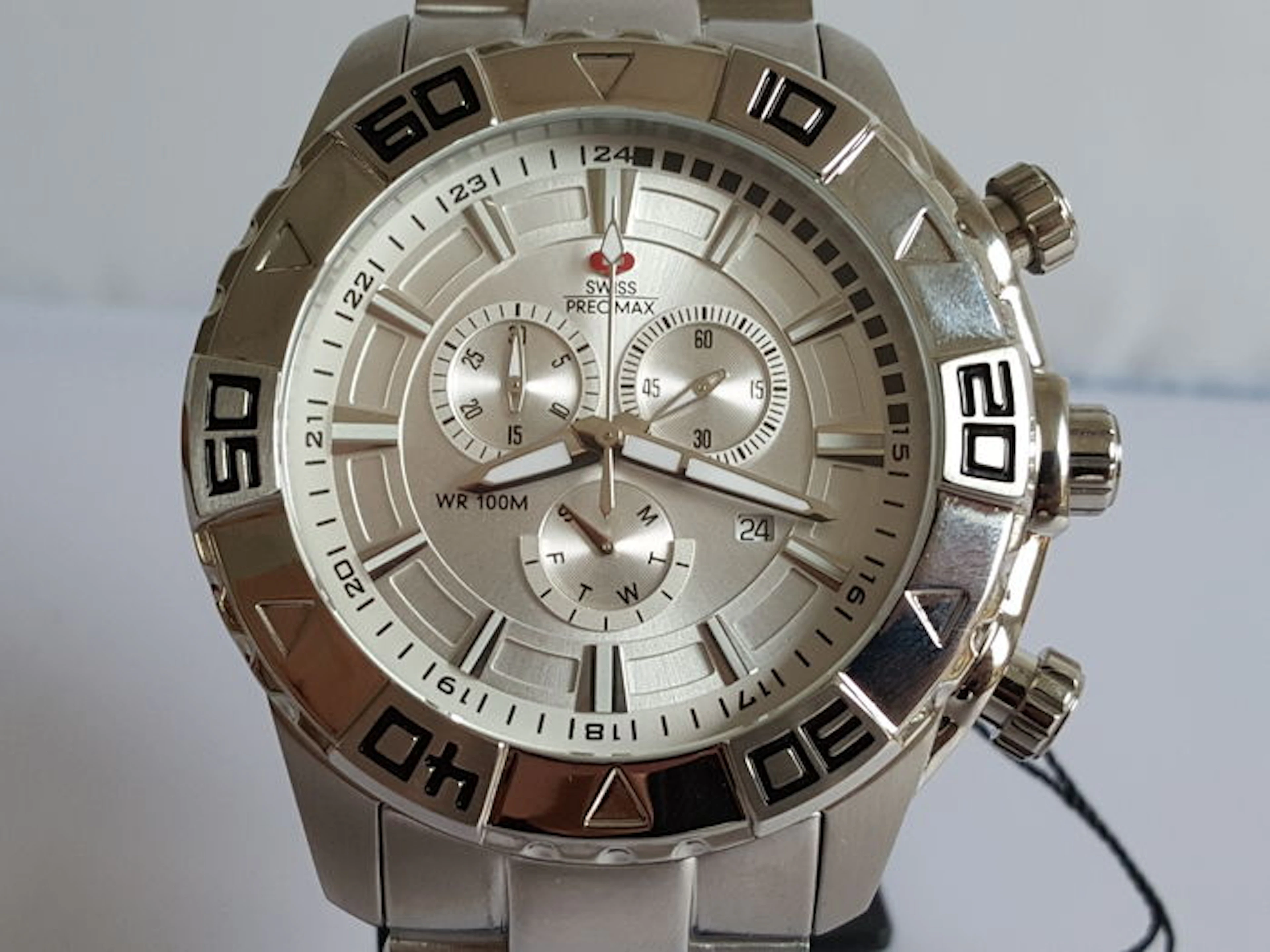 Swiss Precimax xxl-wrist watch-Unworn-mint.