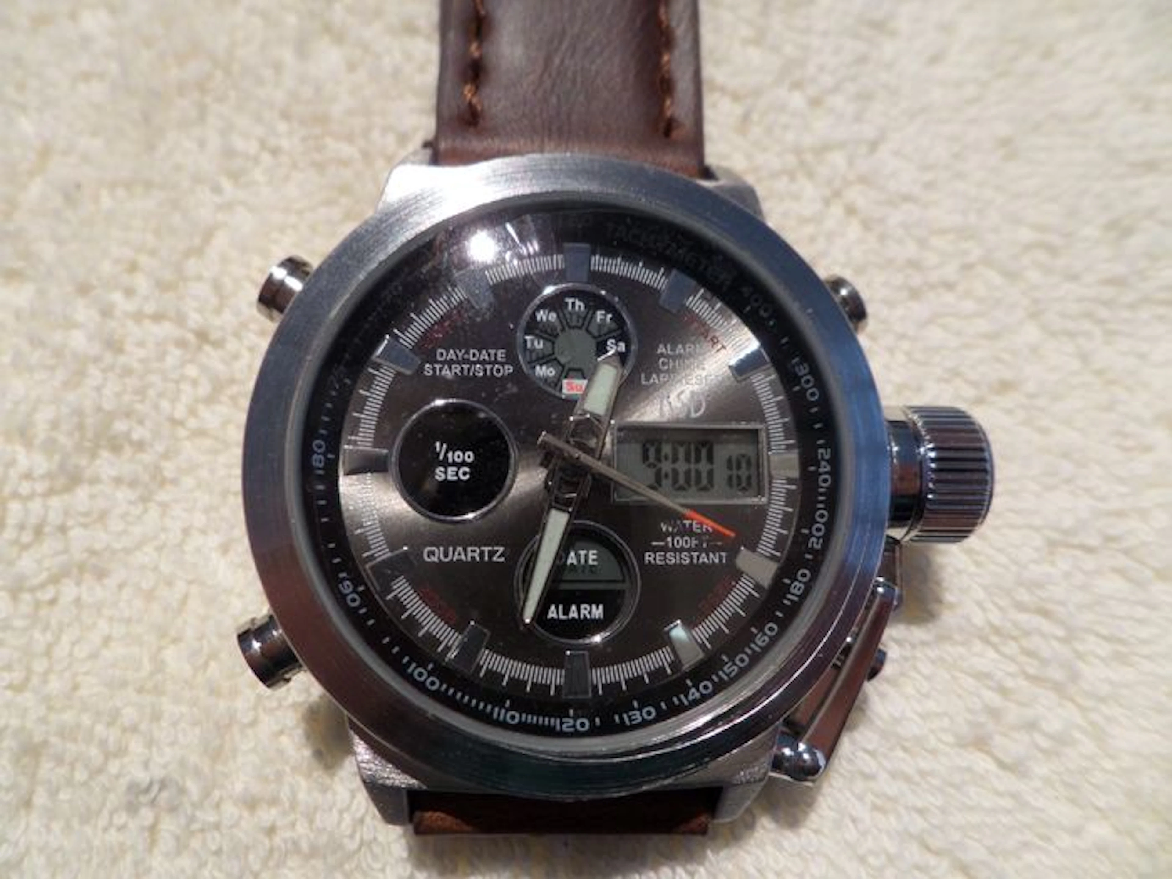 Lot of 3 wristwatches (Diesel, KSD, Weide)