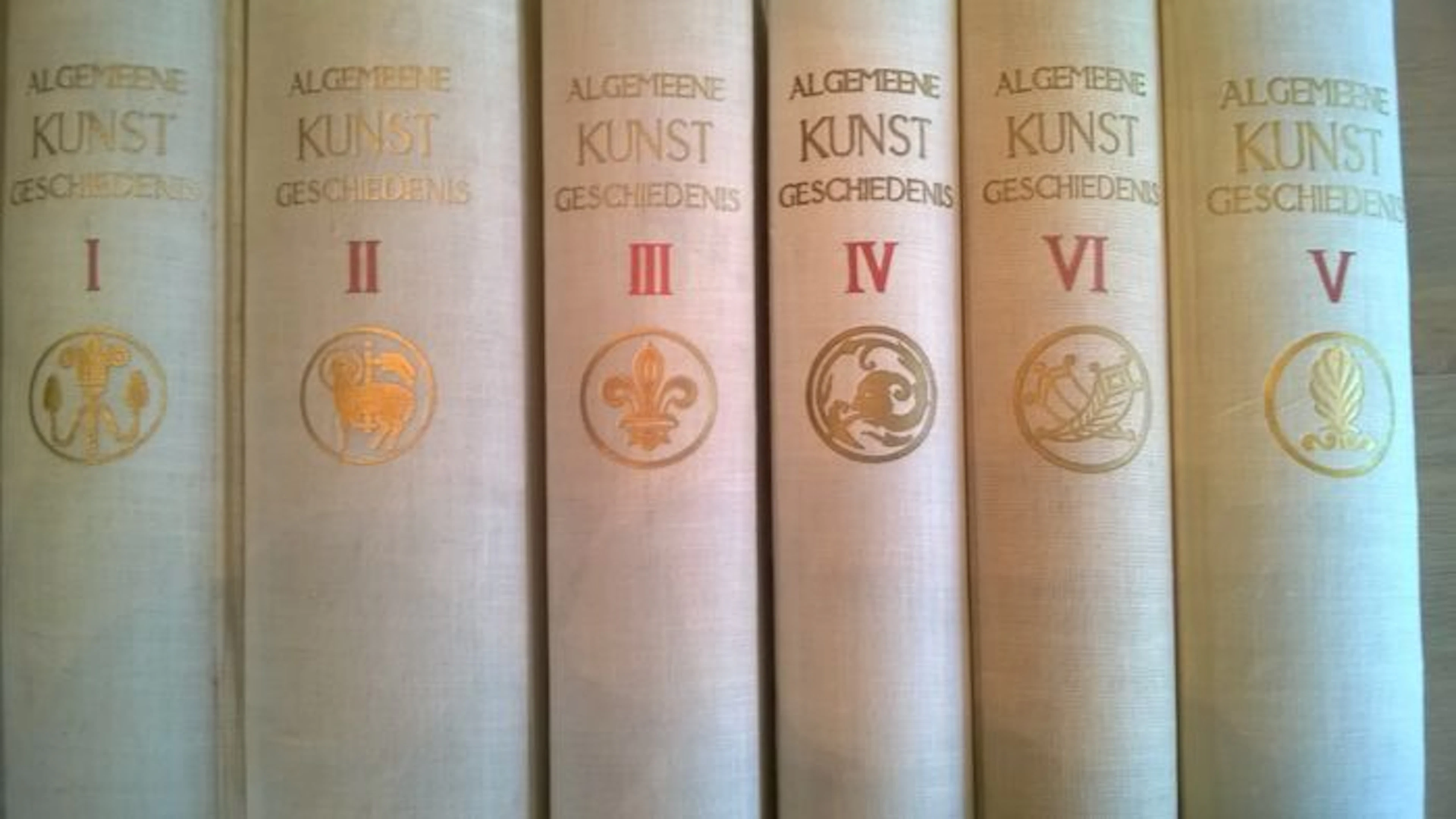 Geschiedenis; Van Thienen - Algemene kunstgeschiedenis - 6 delen - 1941 / 1951
