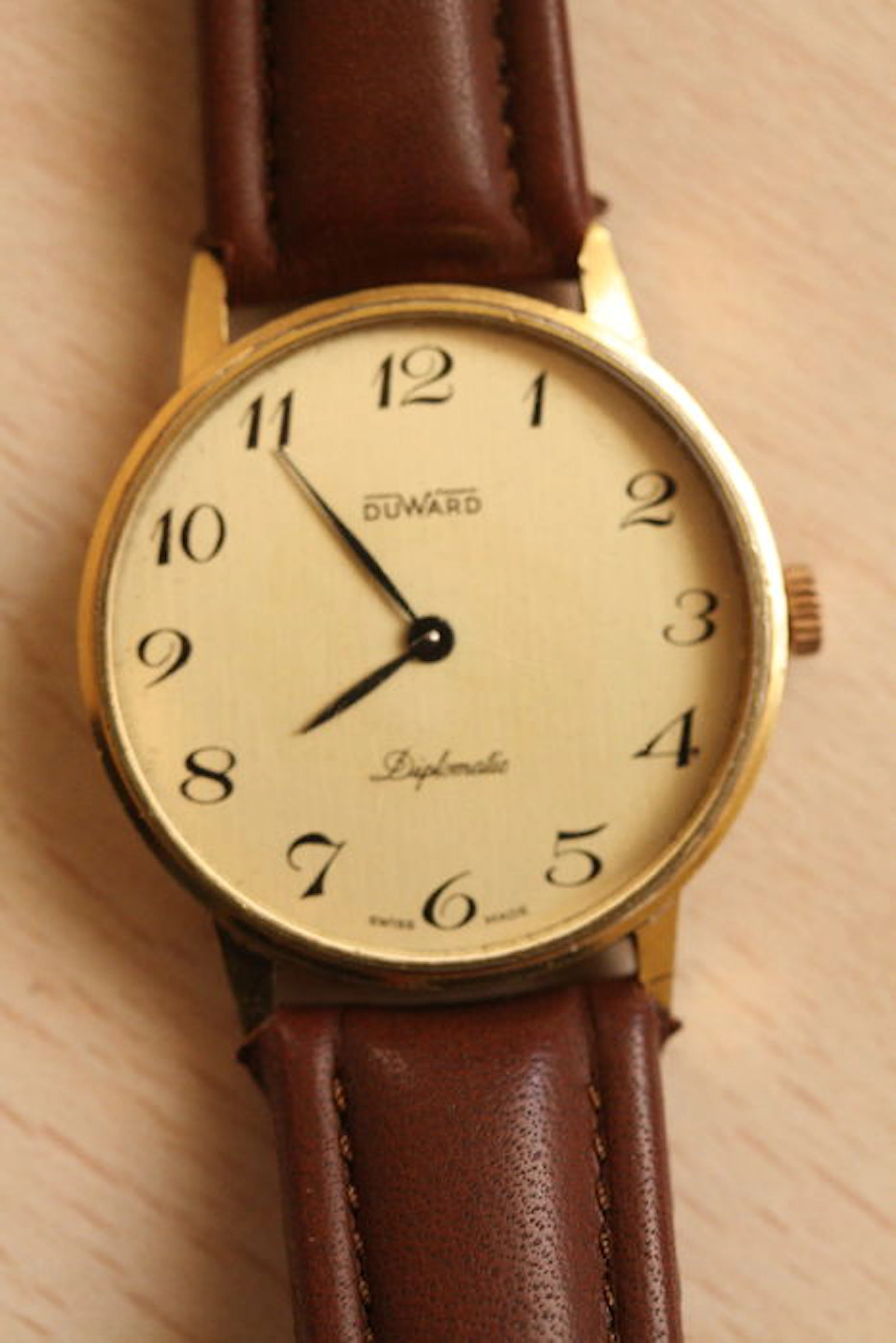 Duward Diplomatic - reloj de pulsera hombre - 70,s -80,s