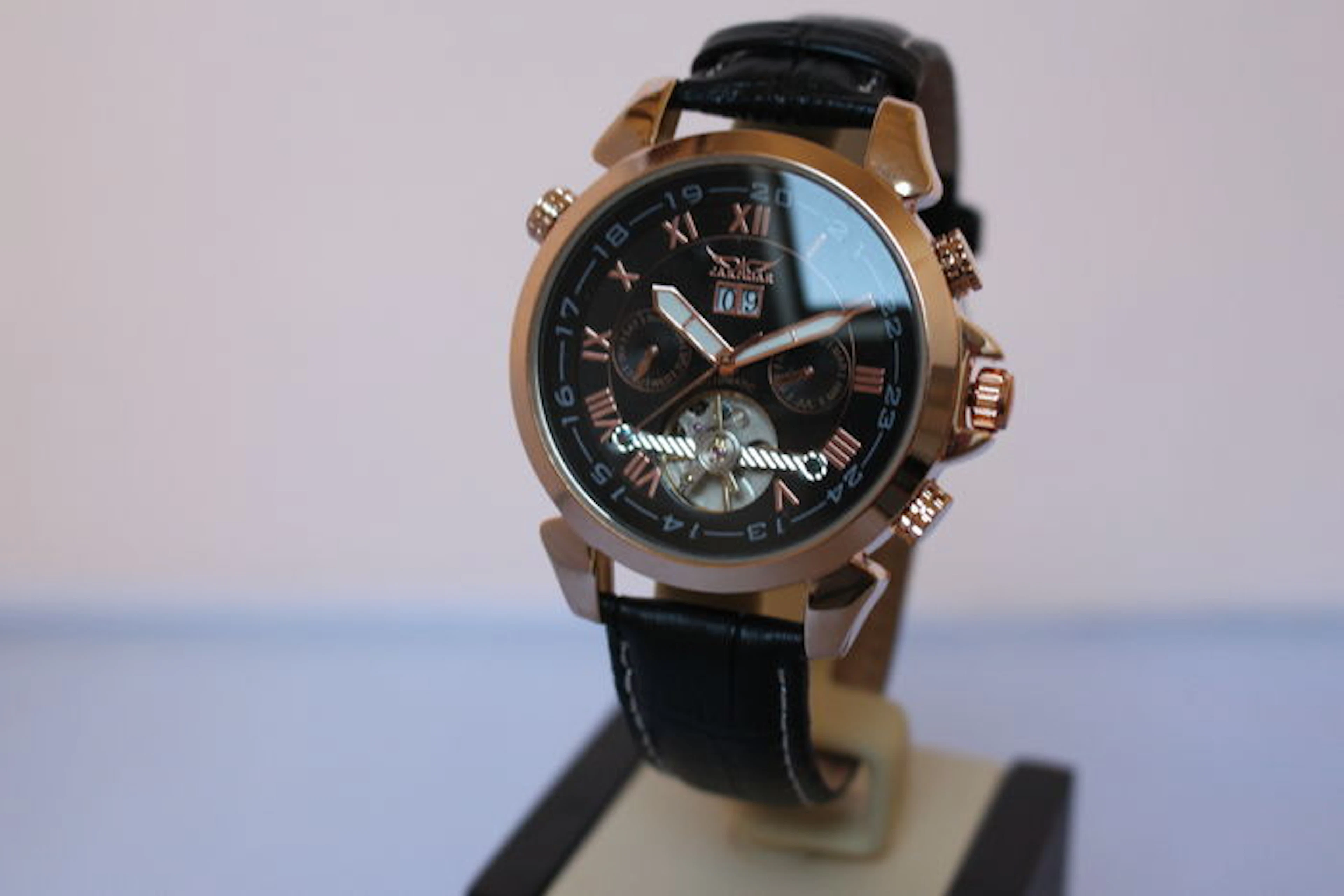 JARAGAR Skeleton Men's watch with a visible balance - 2015 - unworn