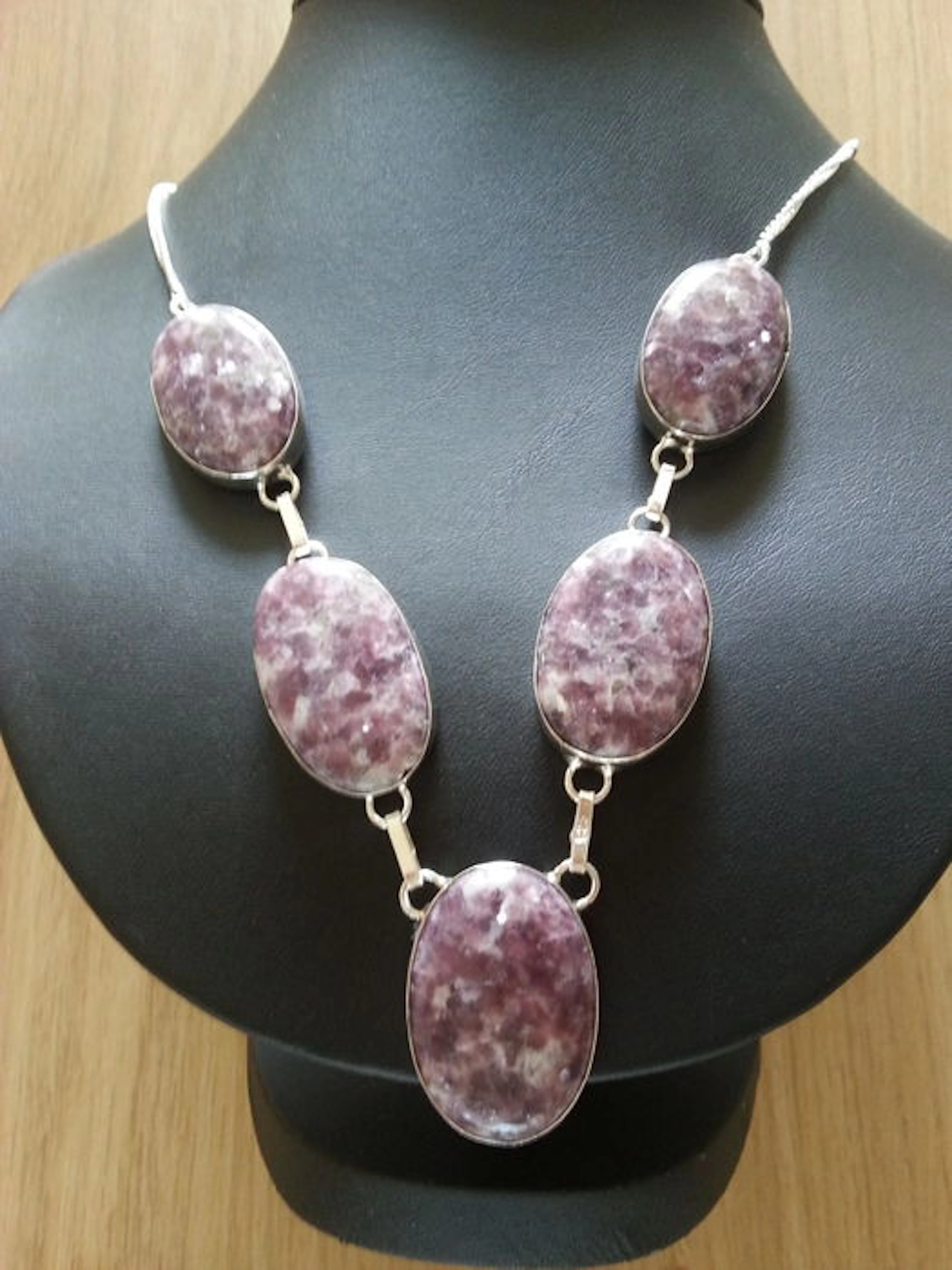Lepidolite necklace