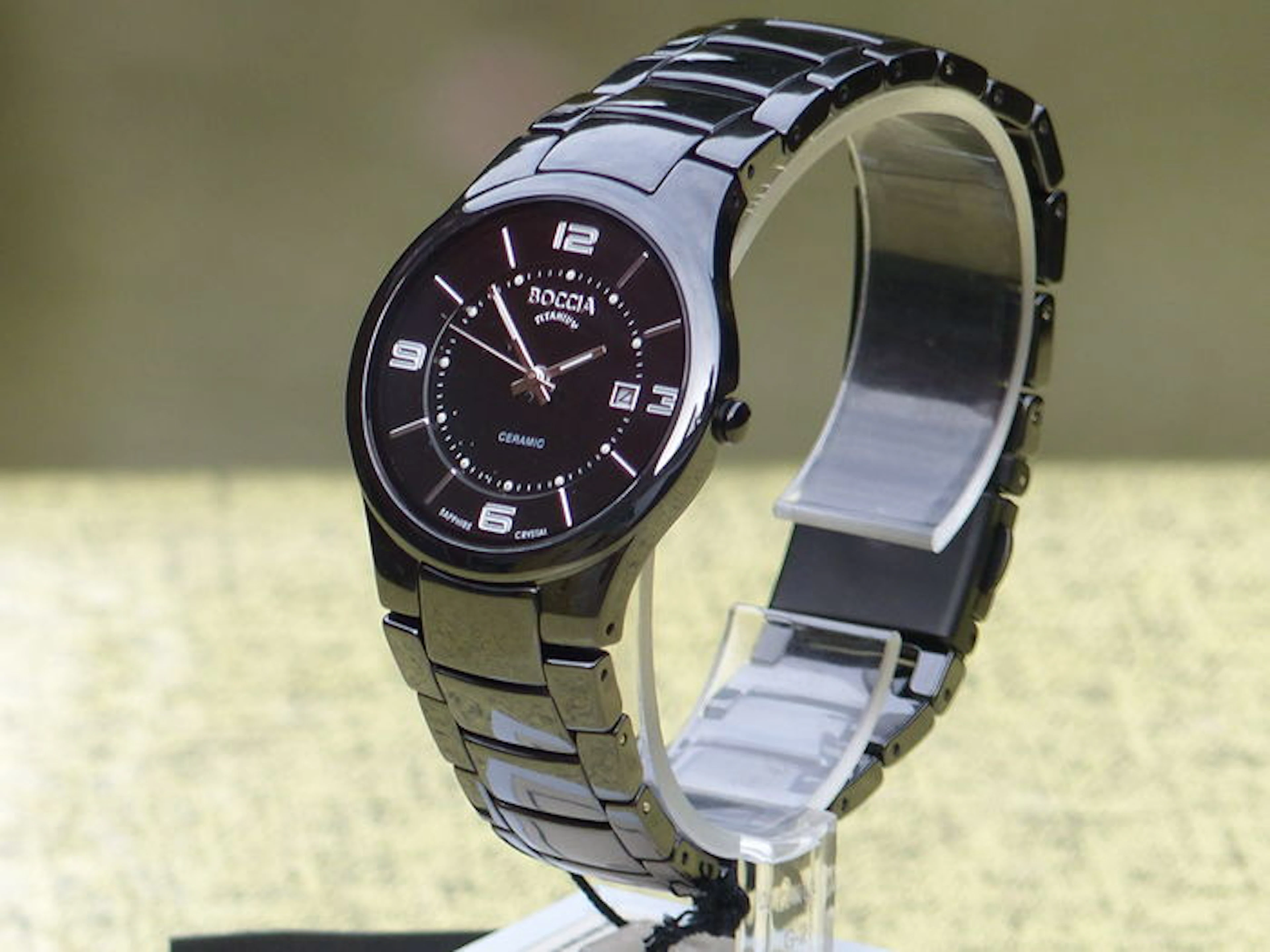 Boccia titanium ceramic 3575 01 - unisex wristwatch