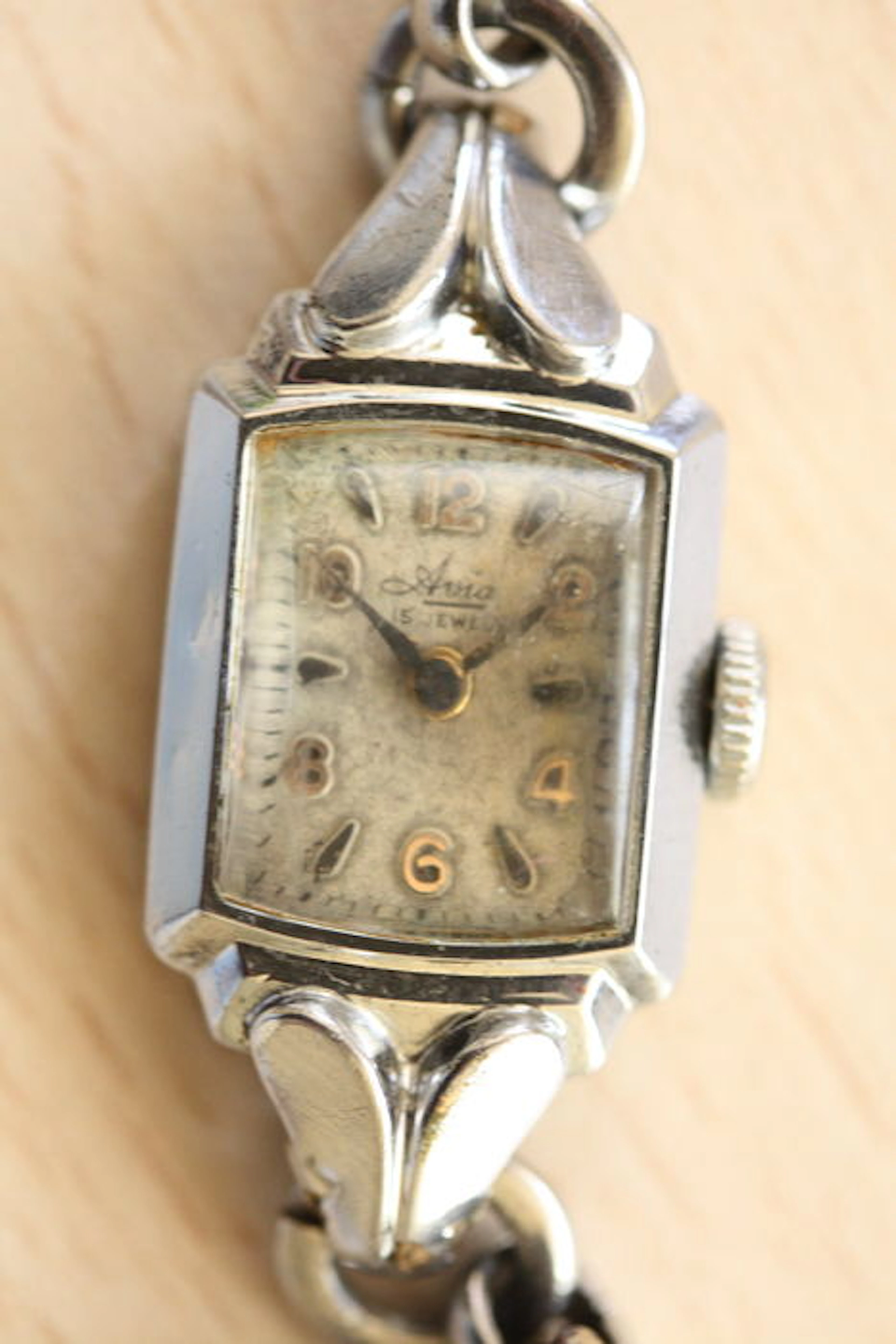 Avia - reloj de pulsera mujer - vintaje art deco años 40-50