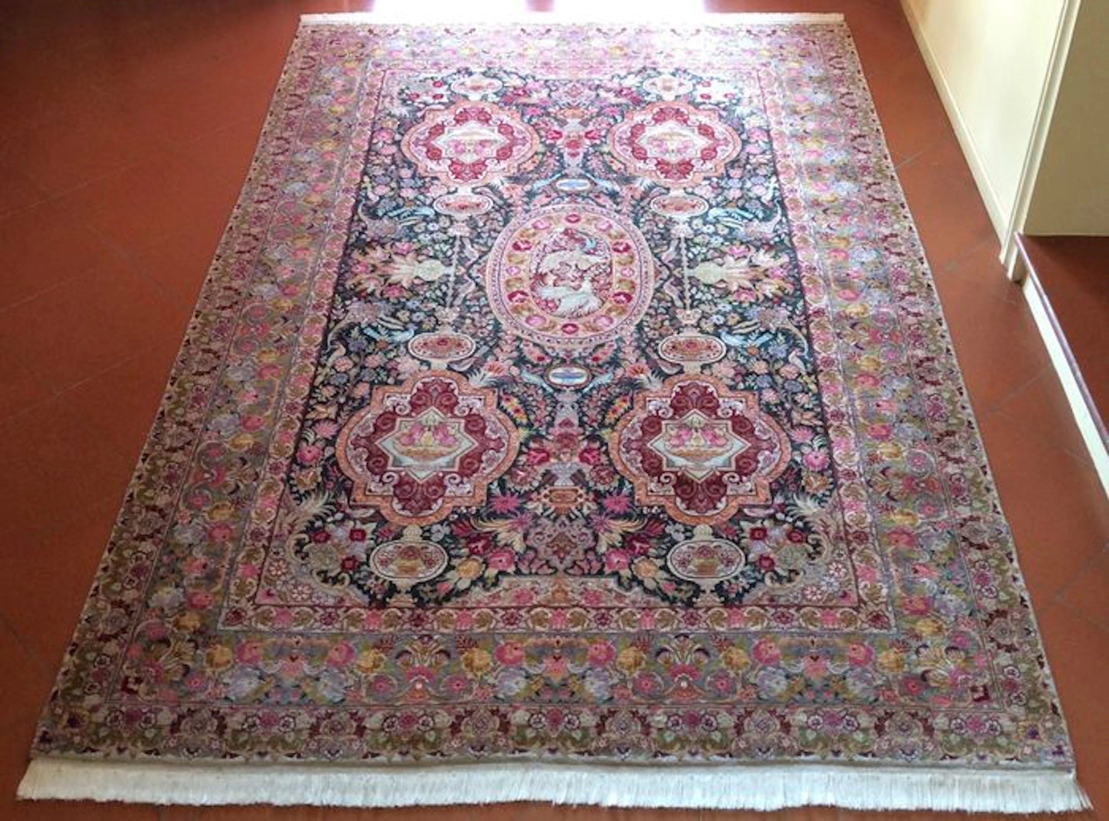 Tappeto Tabriz 50 real Raj last century