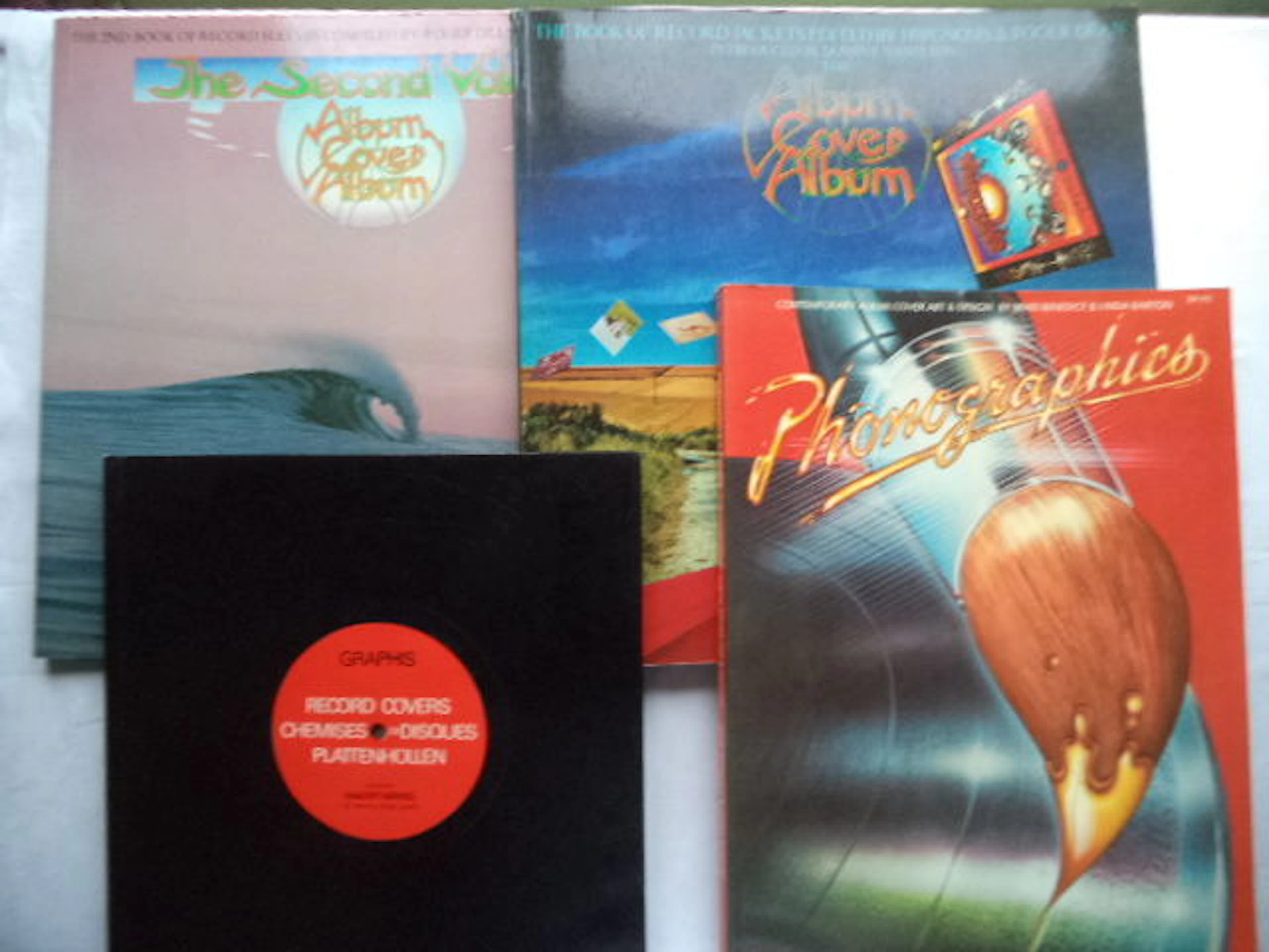 Record-sleeves; Four publications on record-sleeves - 1977/1982