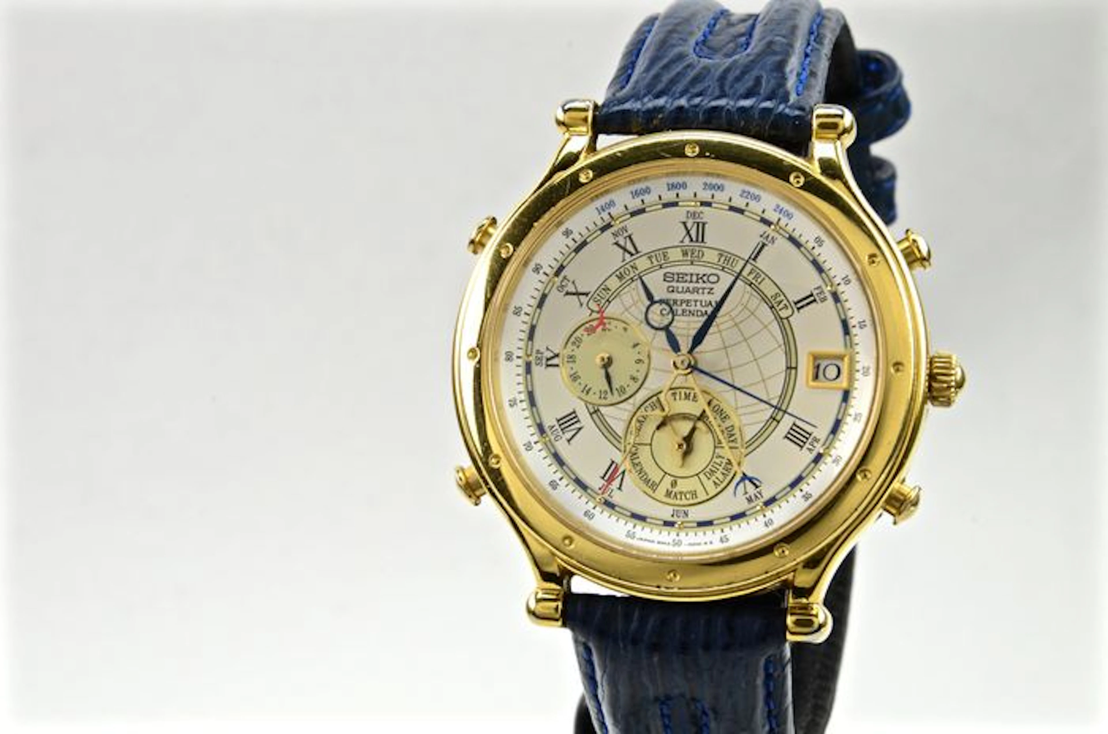 Seiko Perpetual Calendar - men's wristwatch - 1992