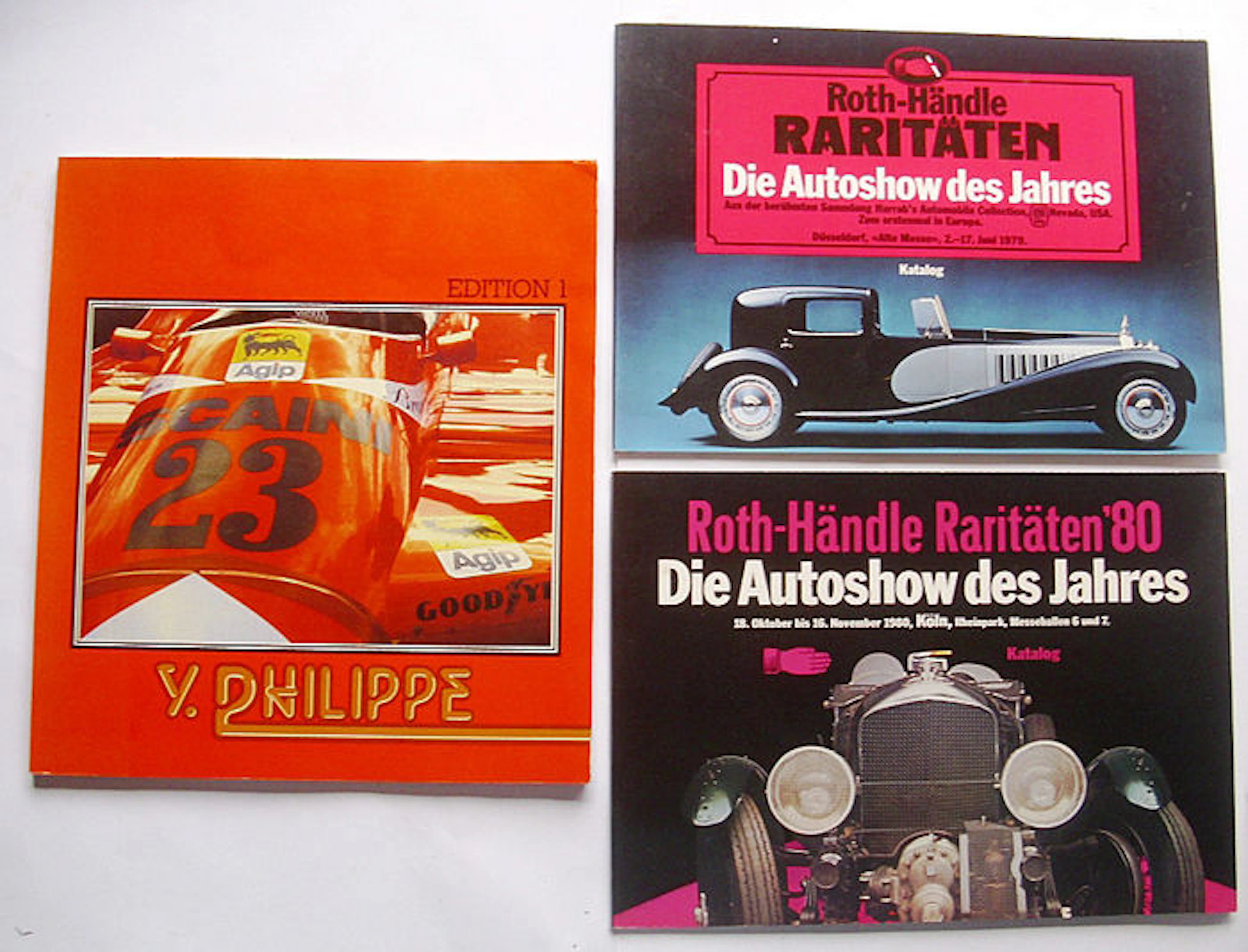 Auto`s; Lot met 3 uitgaven over auto`s en autosport - 1979/1981