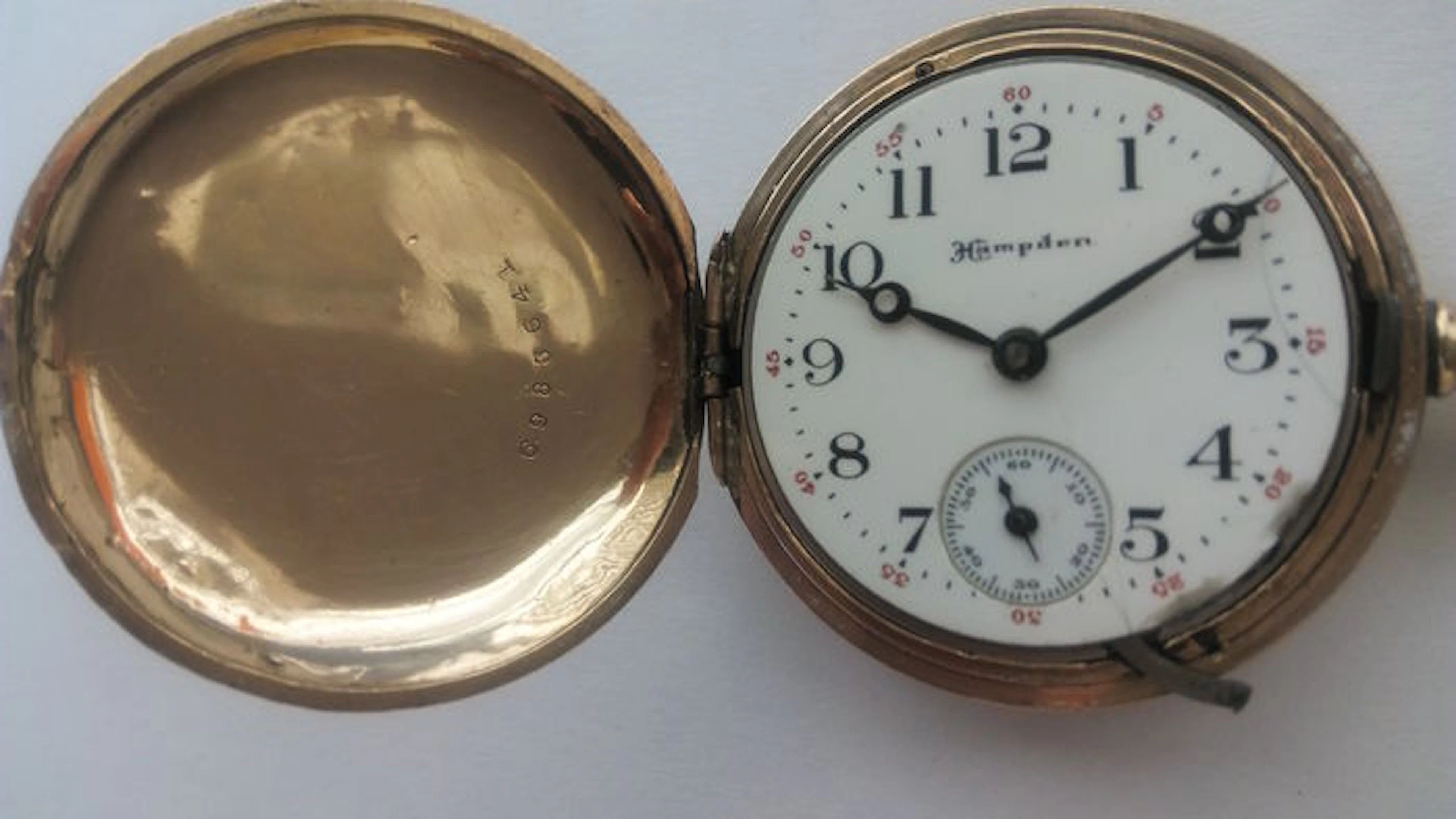 Hampden Savonette - Ladies's pocket watch - Epoch 1894-1897