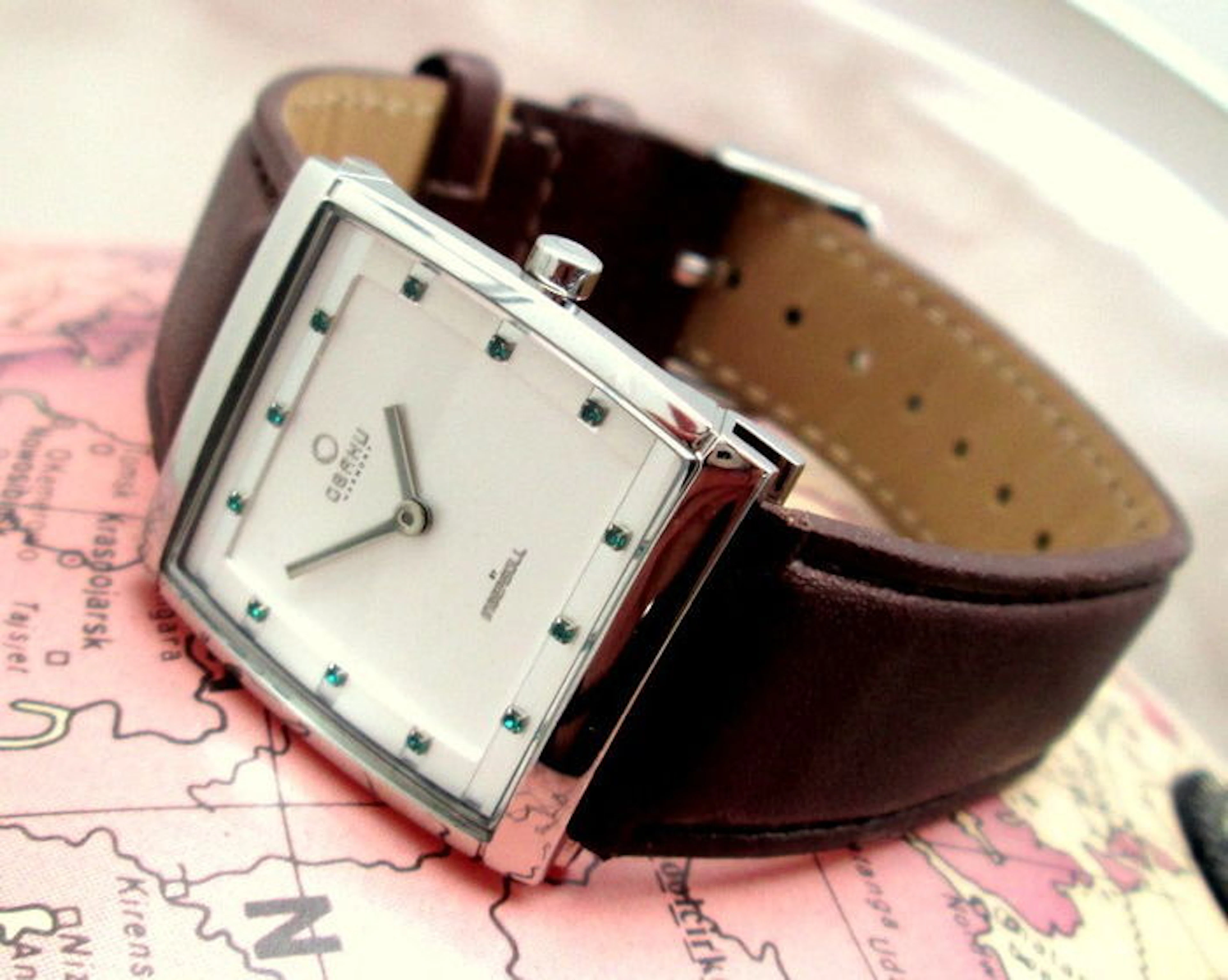 Lot of 4 vintage men's watches 1970s/80s - Obaku, Timex, Fossati and Liberto, without accessories.