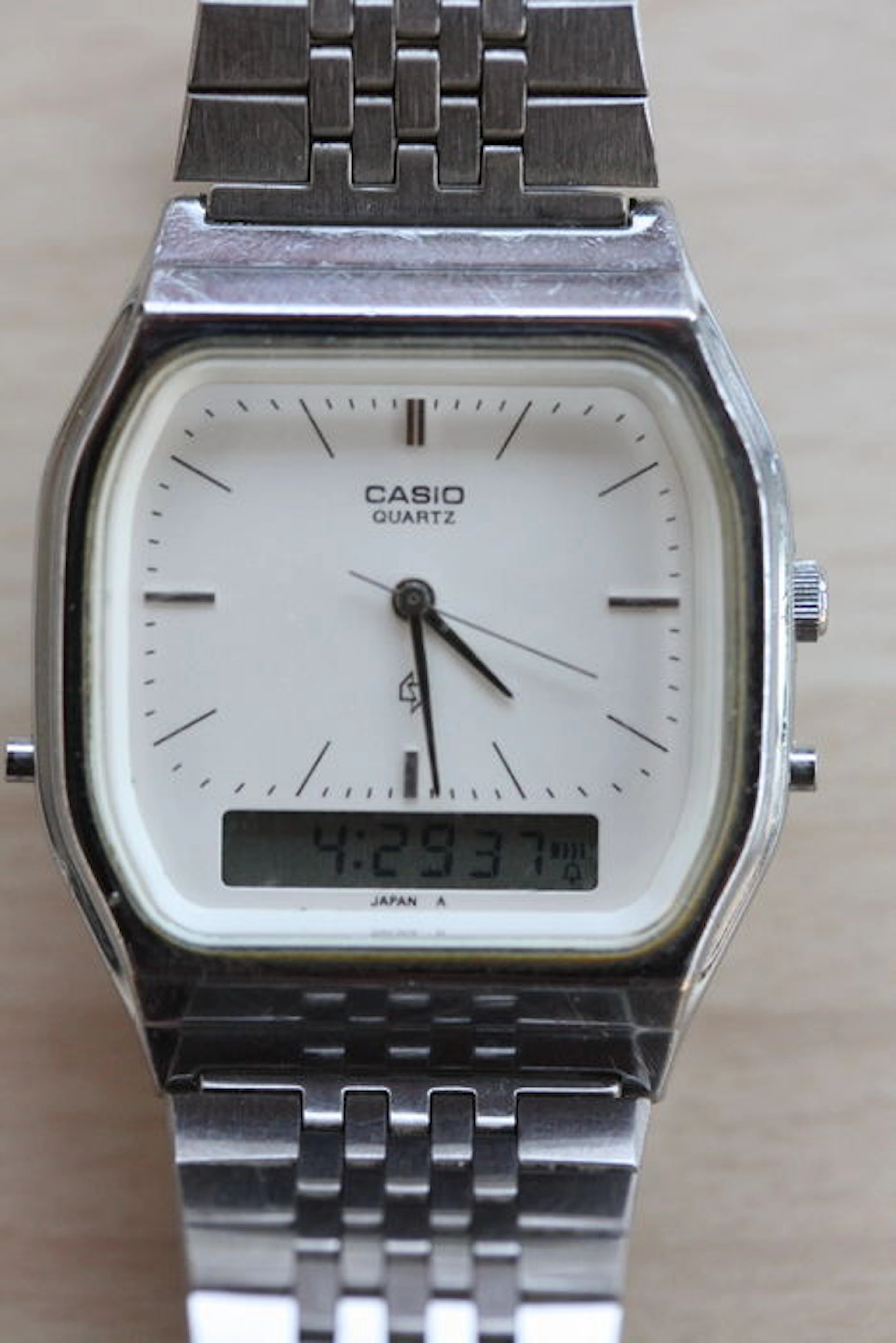 Casio AQ-340, reloj de pulsera hombre , 80,s