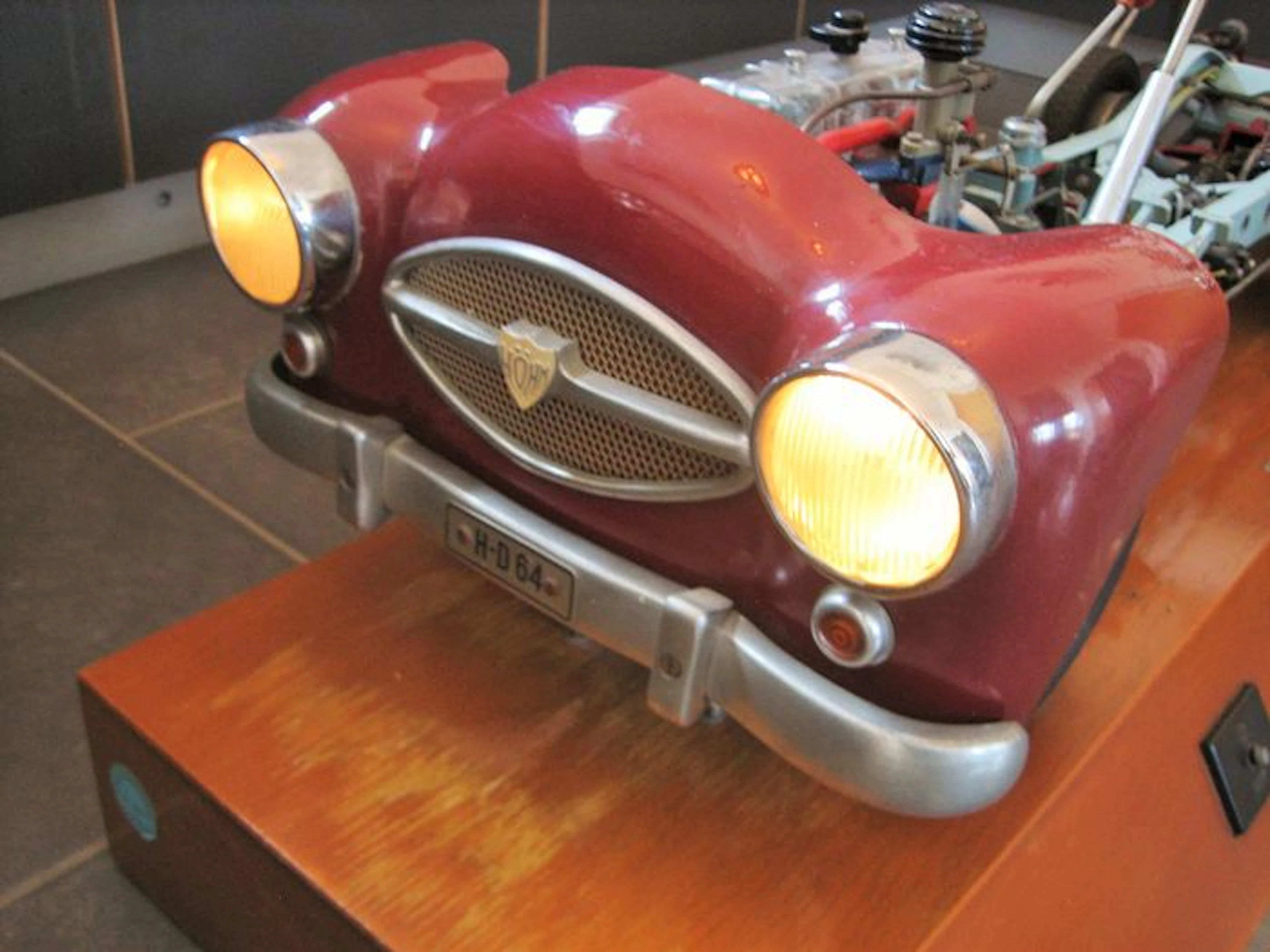 Höhm H-D-64 - Rijschool-demonstratiemodel - 107 x 38 cm - Jaren 1960