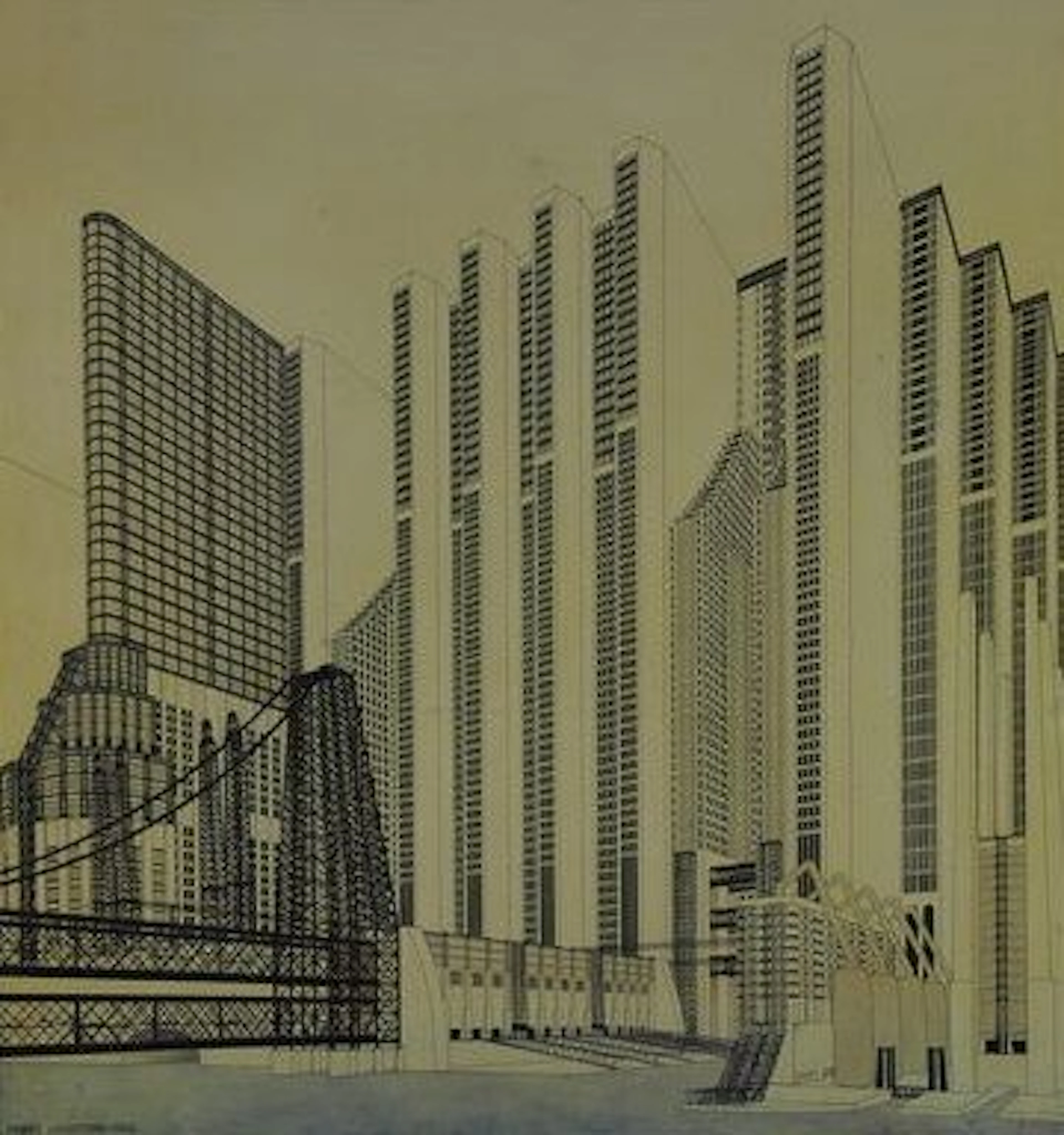 Mario Chiattone (after) - Metropoli Moderna 1914