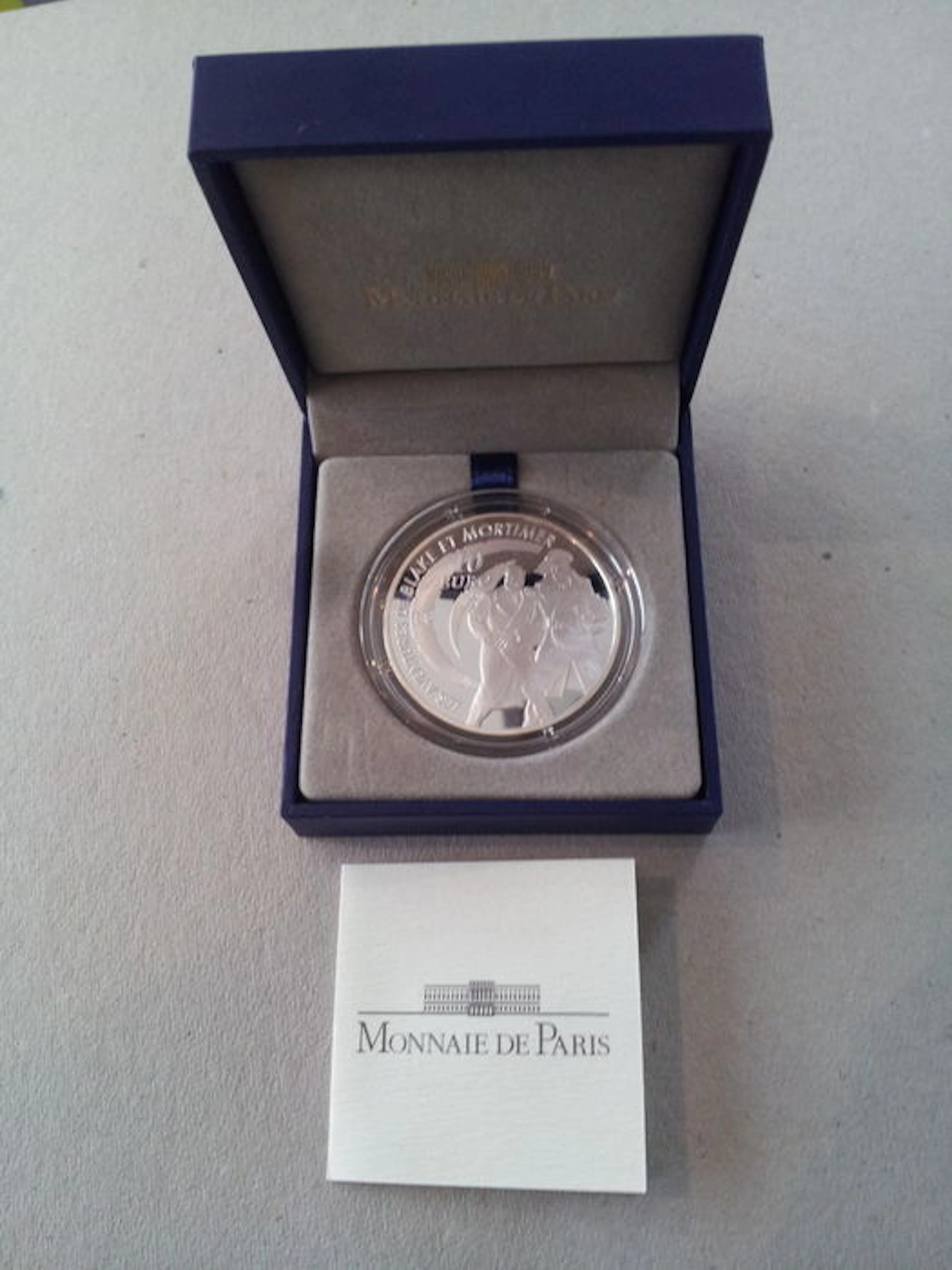 France - 10 euro 2010 'Blake & Mortimer' silver