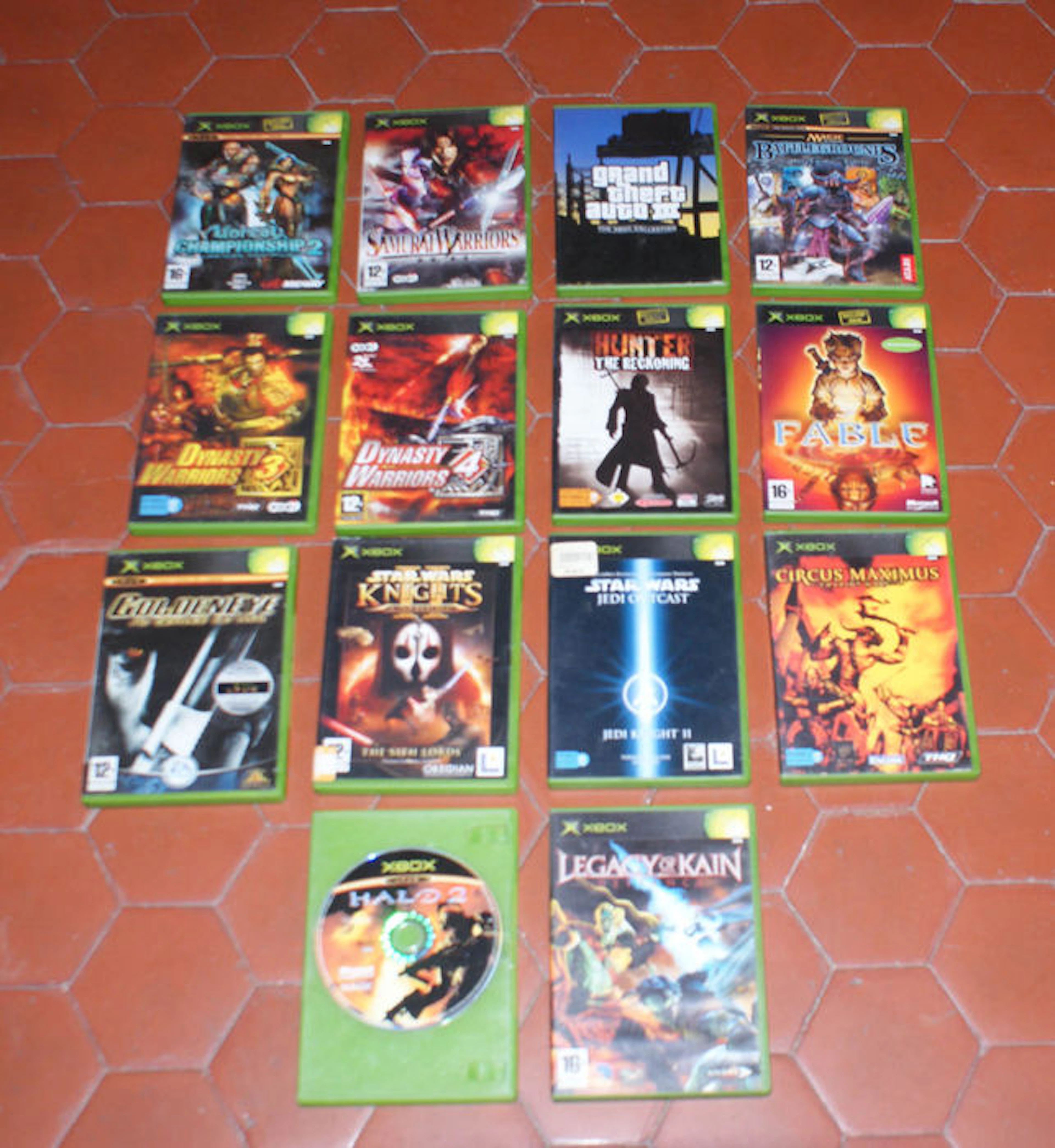 Lot van 14 Xbox spellen