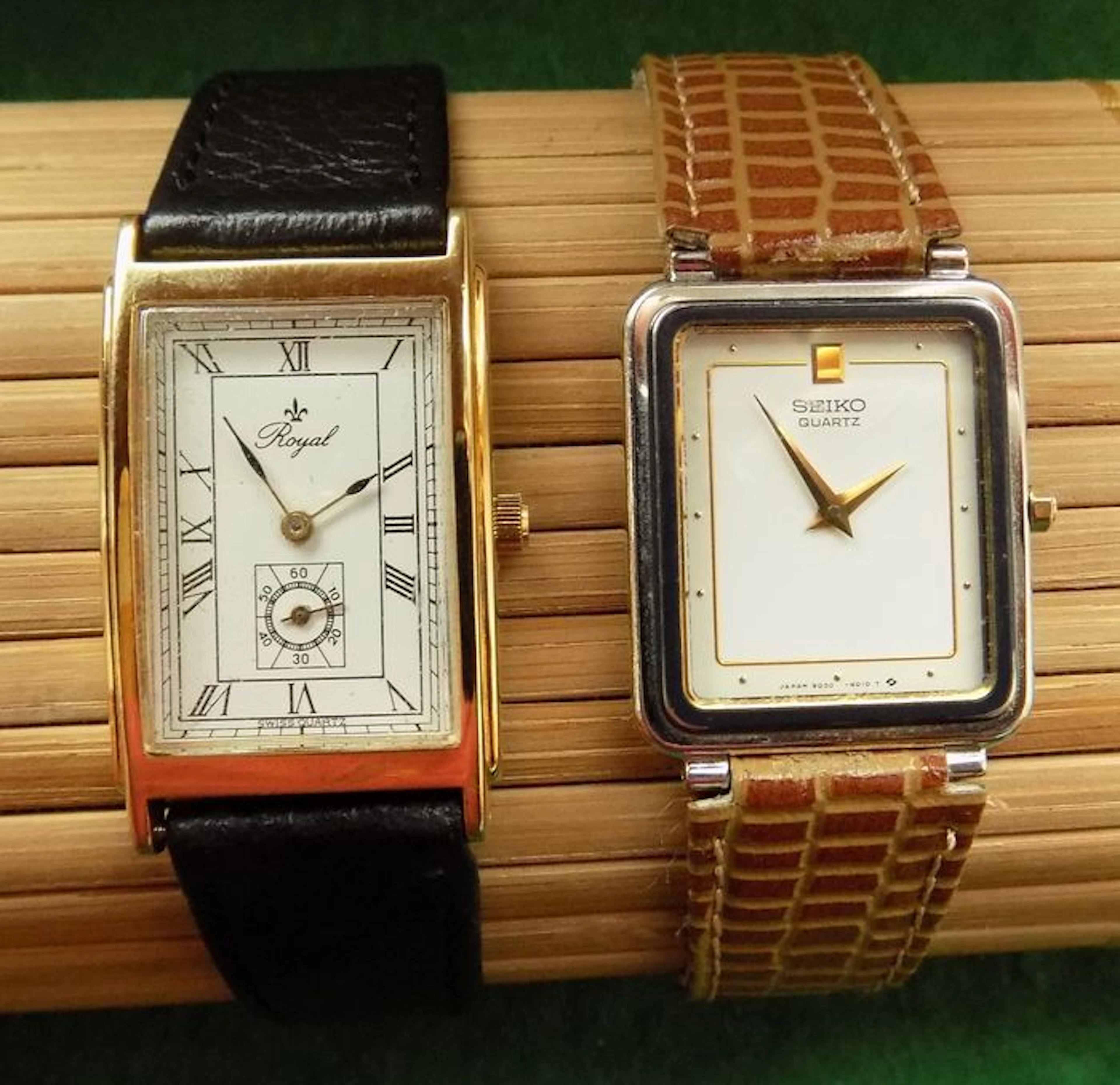 SEIKO 5690 + ROYAL 17573 – lot comprising 2 ladies' watches, 1980s–2000s