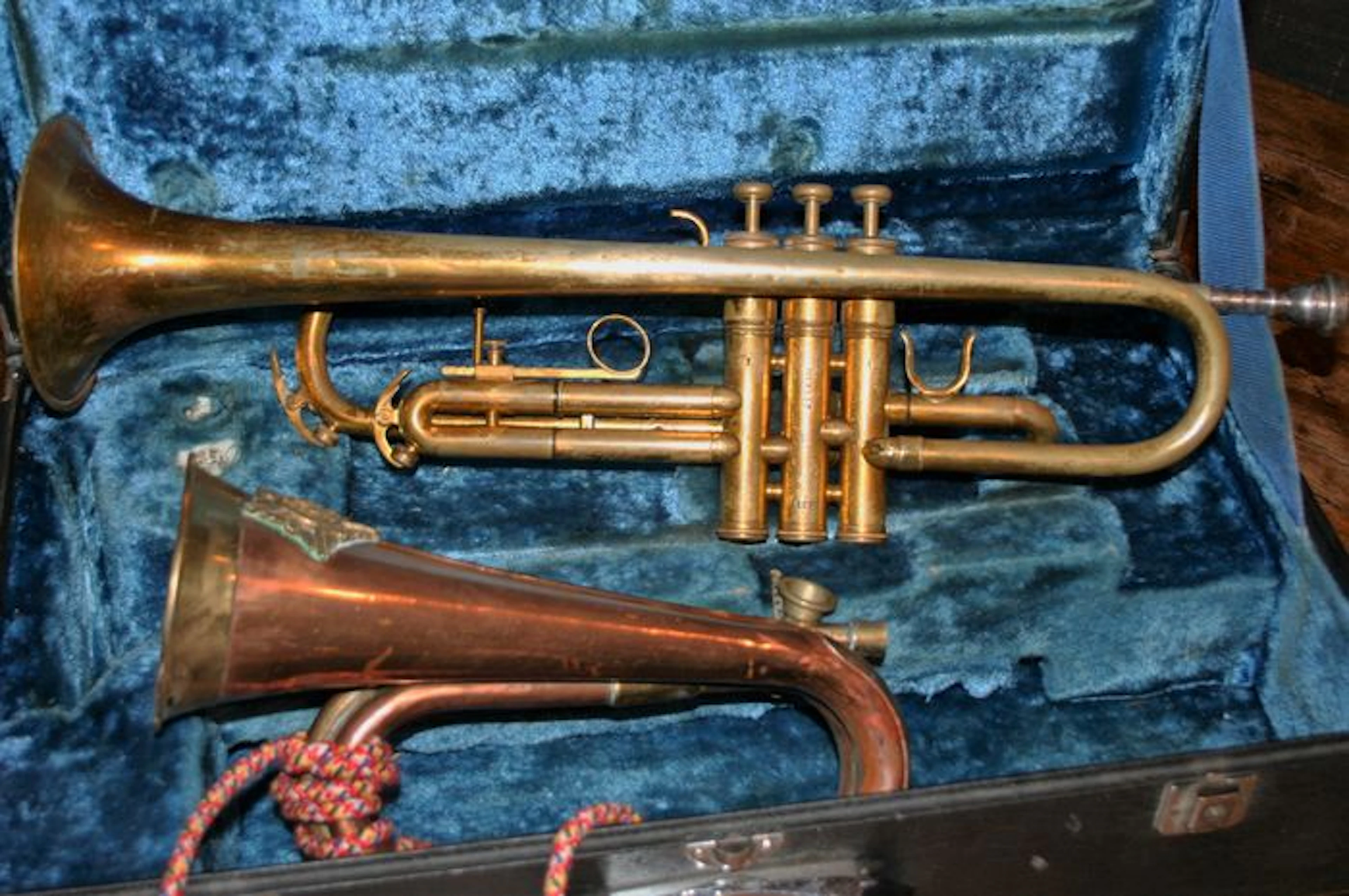 King 1501 trompet + klaroen posthoorn