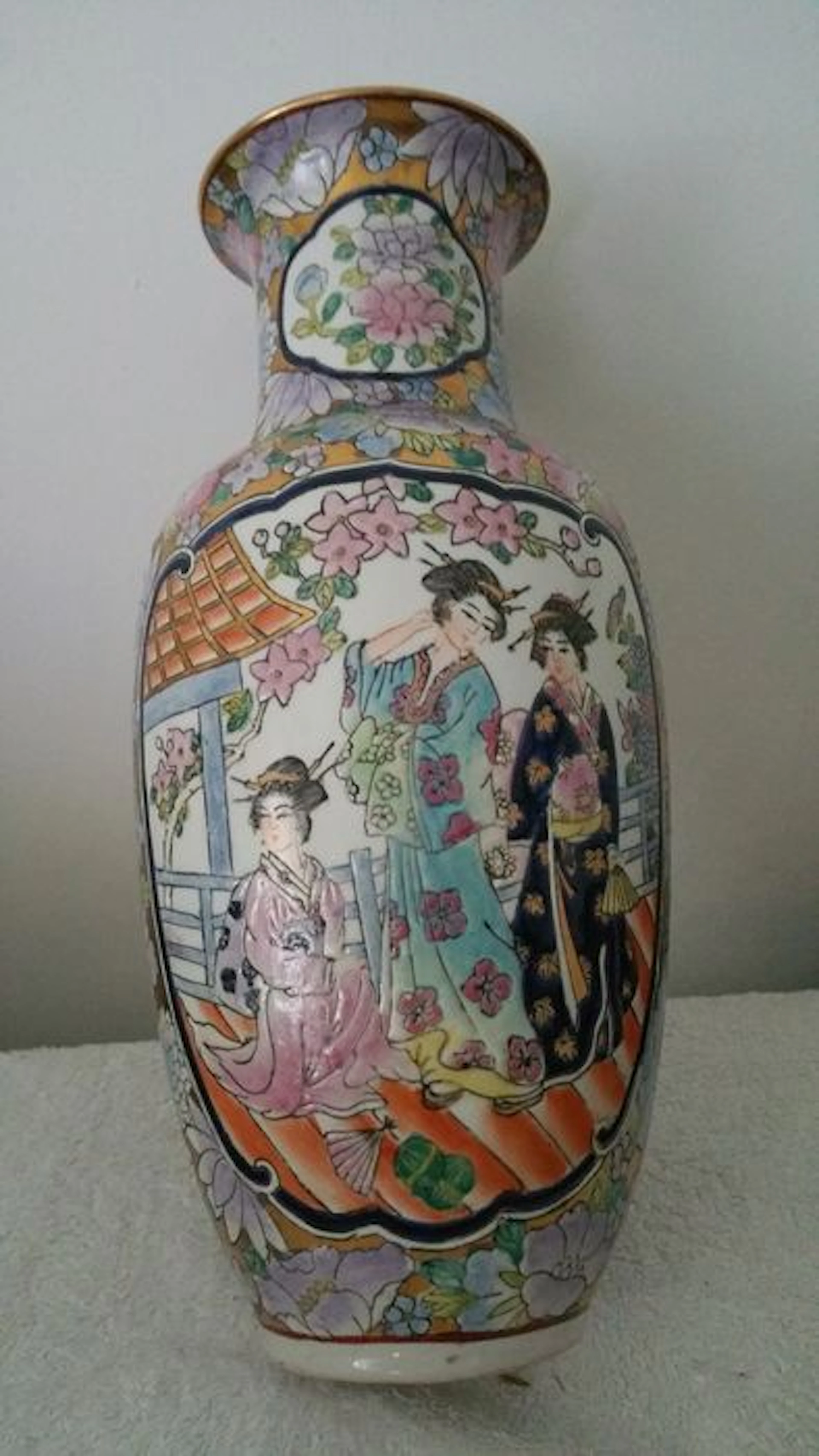 Jarron grande porcelana (35 cms) - China - Segunda mitad del siglo 20