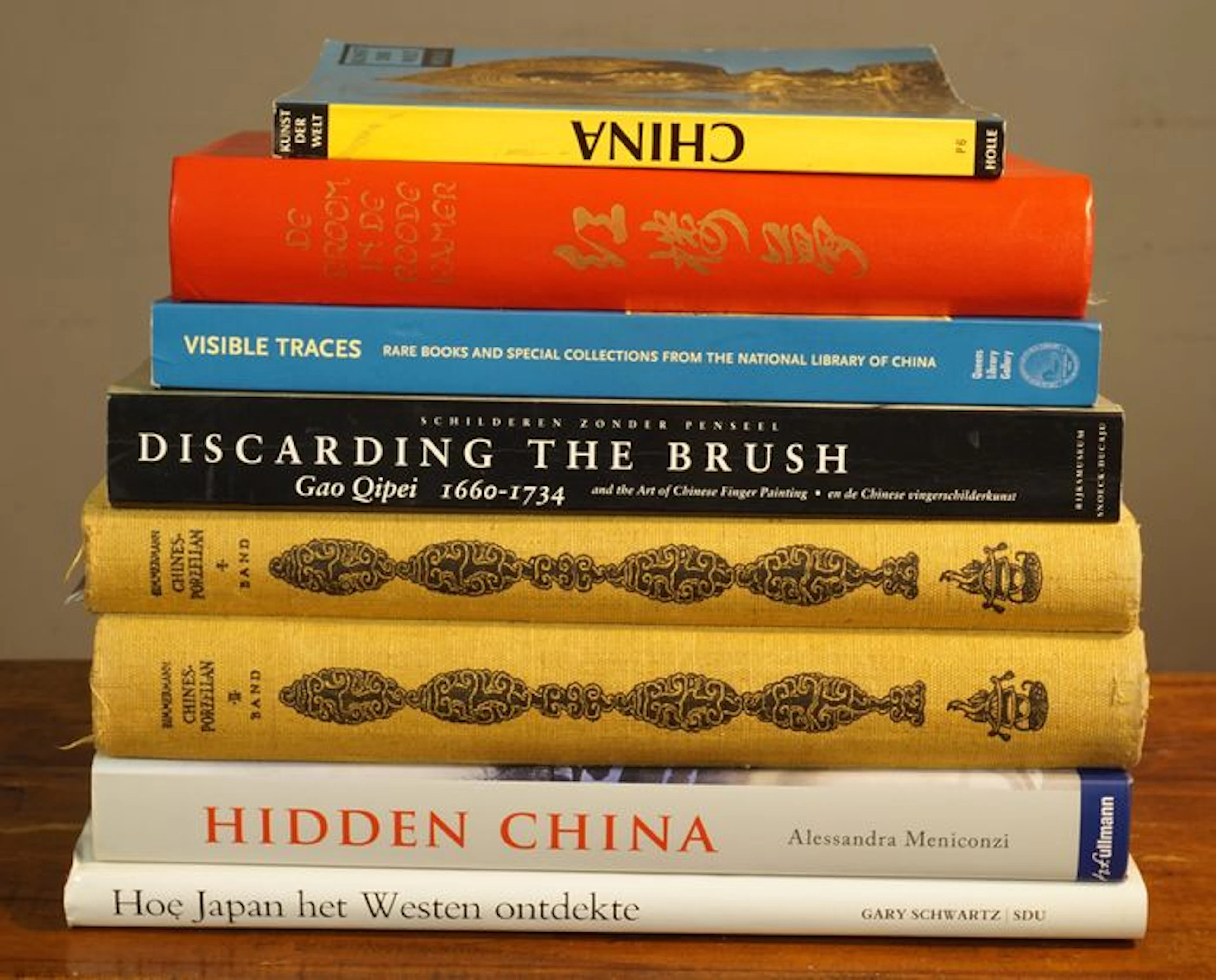 8 boeken betreffende China, Japan en Aziatische kunst - China - tweede helft 20e eeuw en 21e eeuw