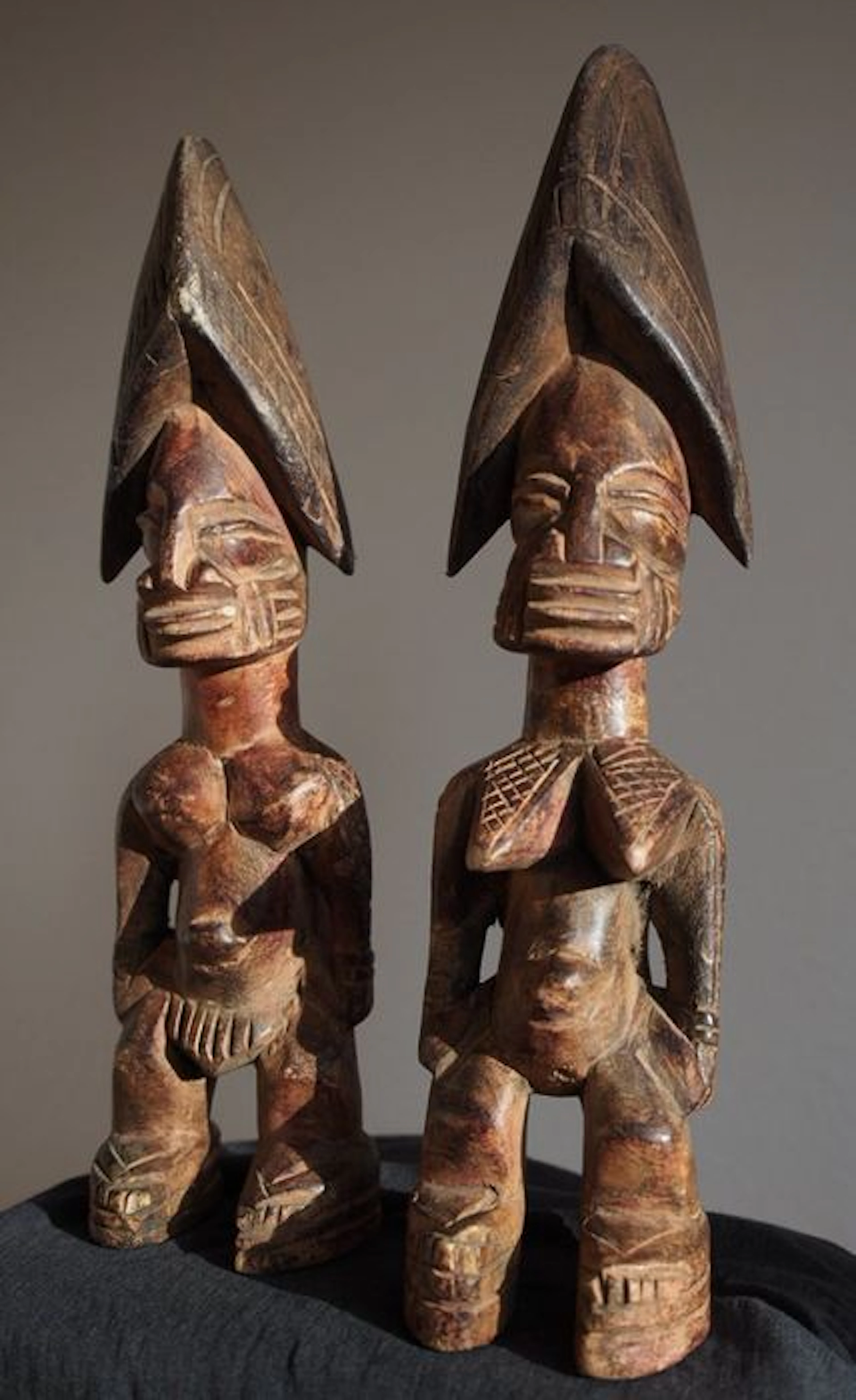 Koppel IBEDJI tweelingfiguren - YORUBA - Nigeria