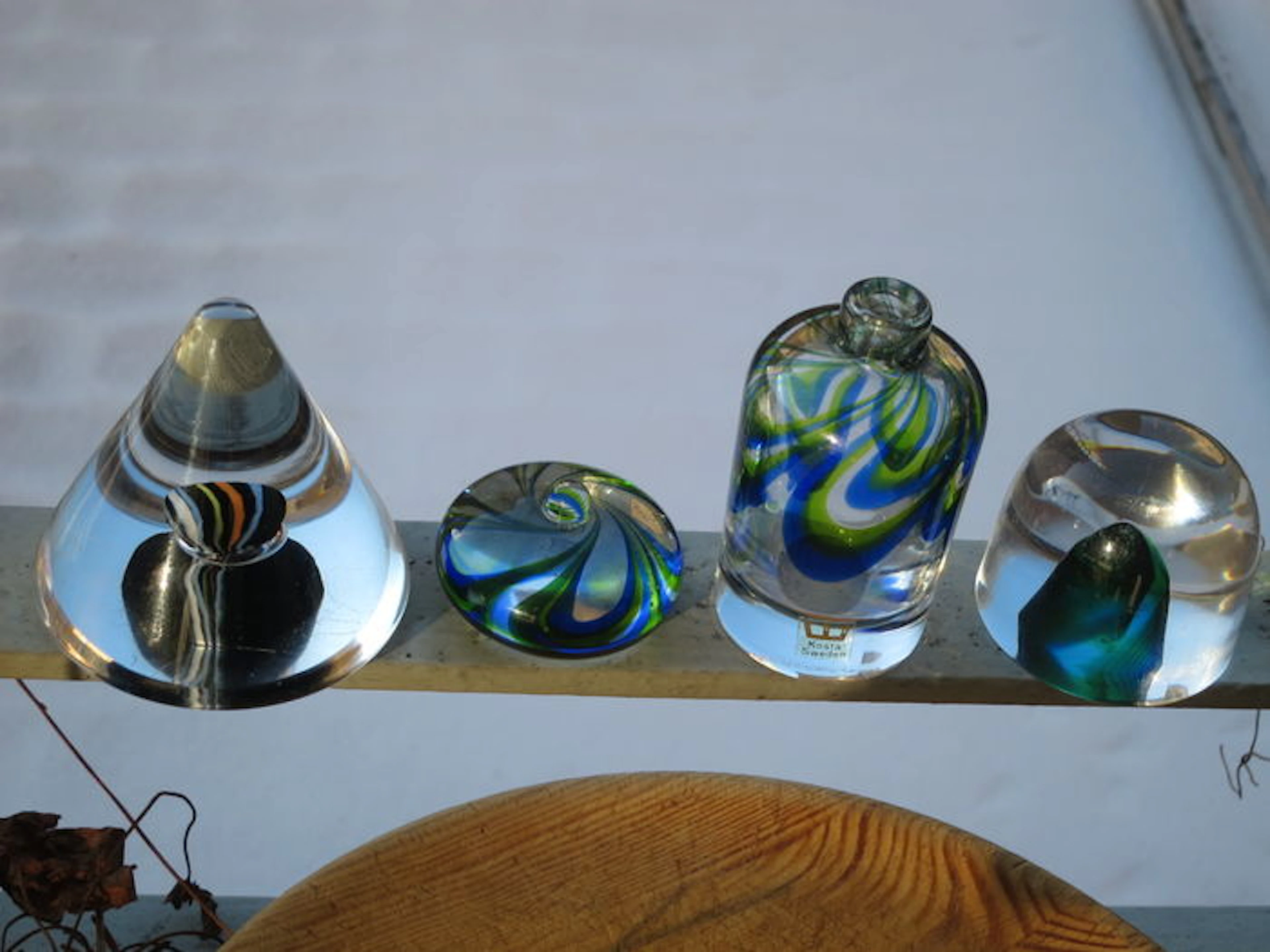 Göran Wärff (Kosta Boda) Four pieces from before 1990