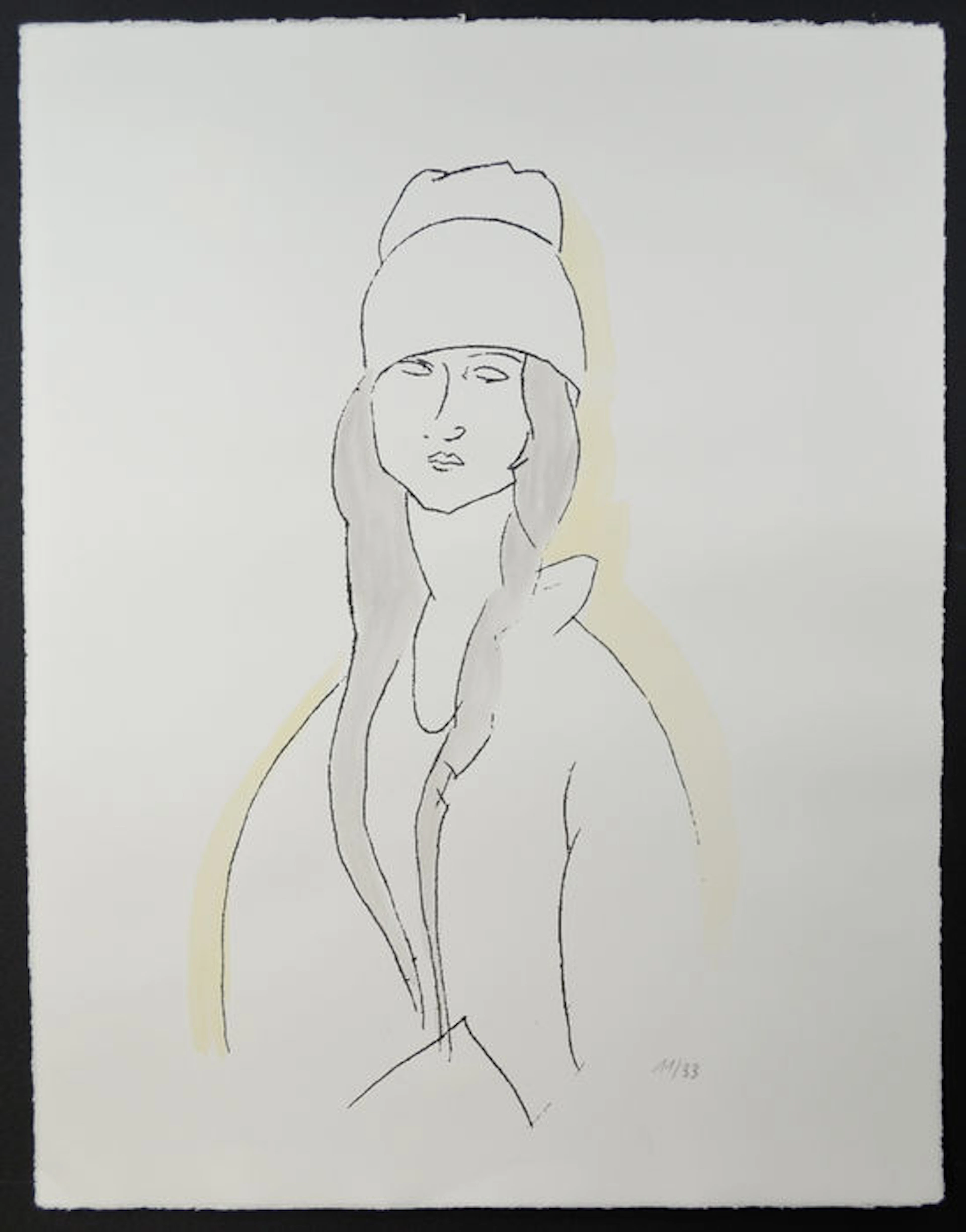 Amedeo Modigliani (in the style of) - Portrait of Jeanne Hébuterne