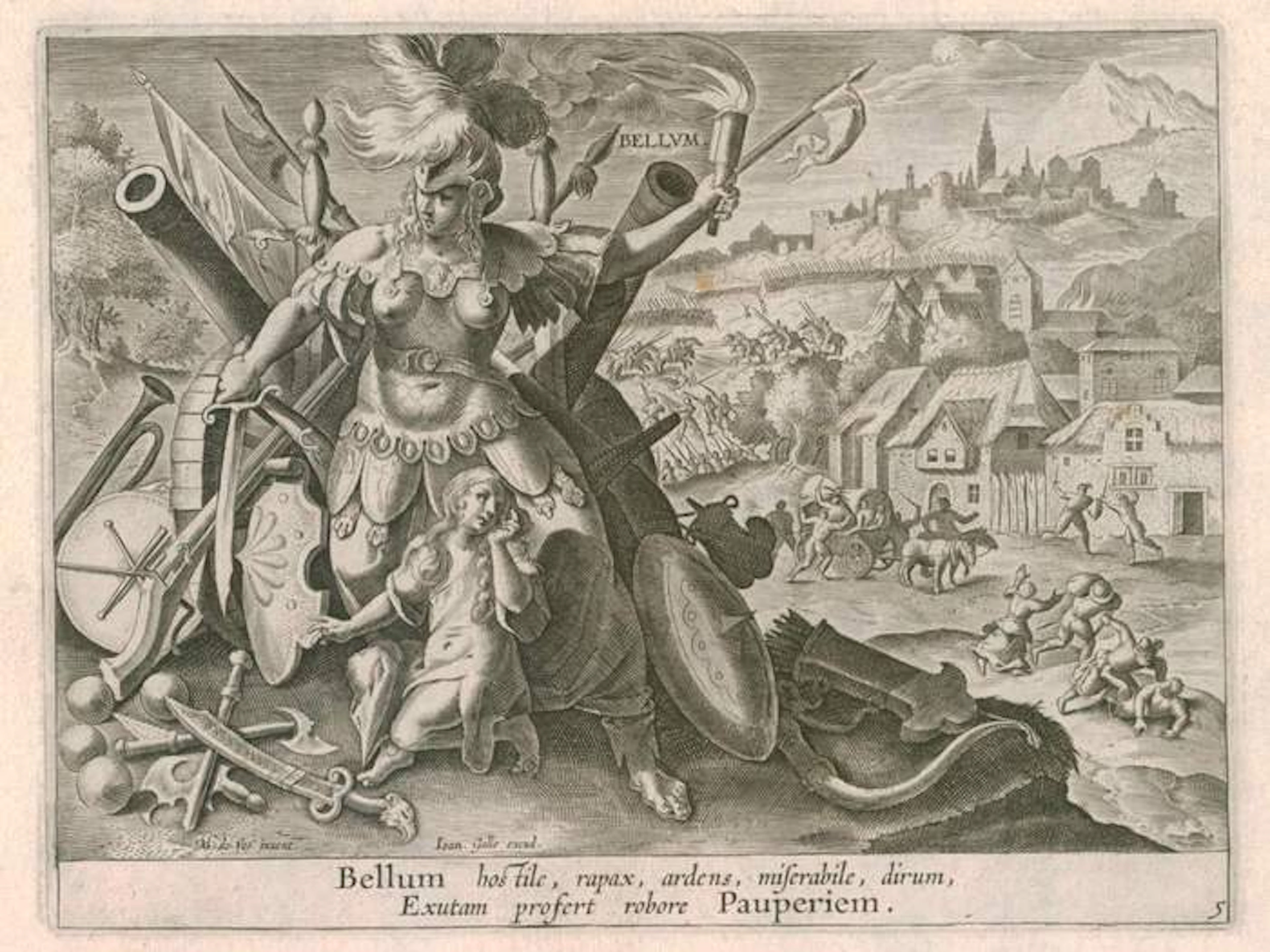 Johannes Collaert I(1525/1530 – 1580) naar Marten De Vos (1531-1603)