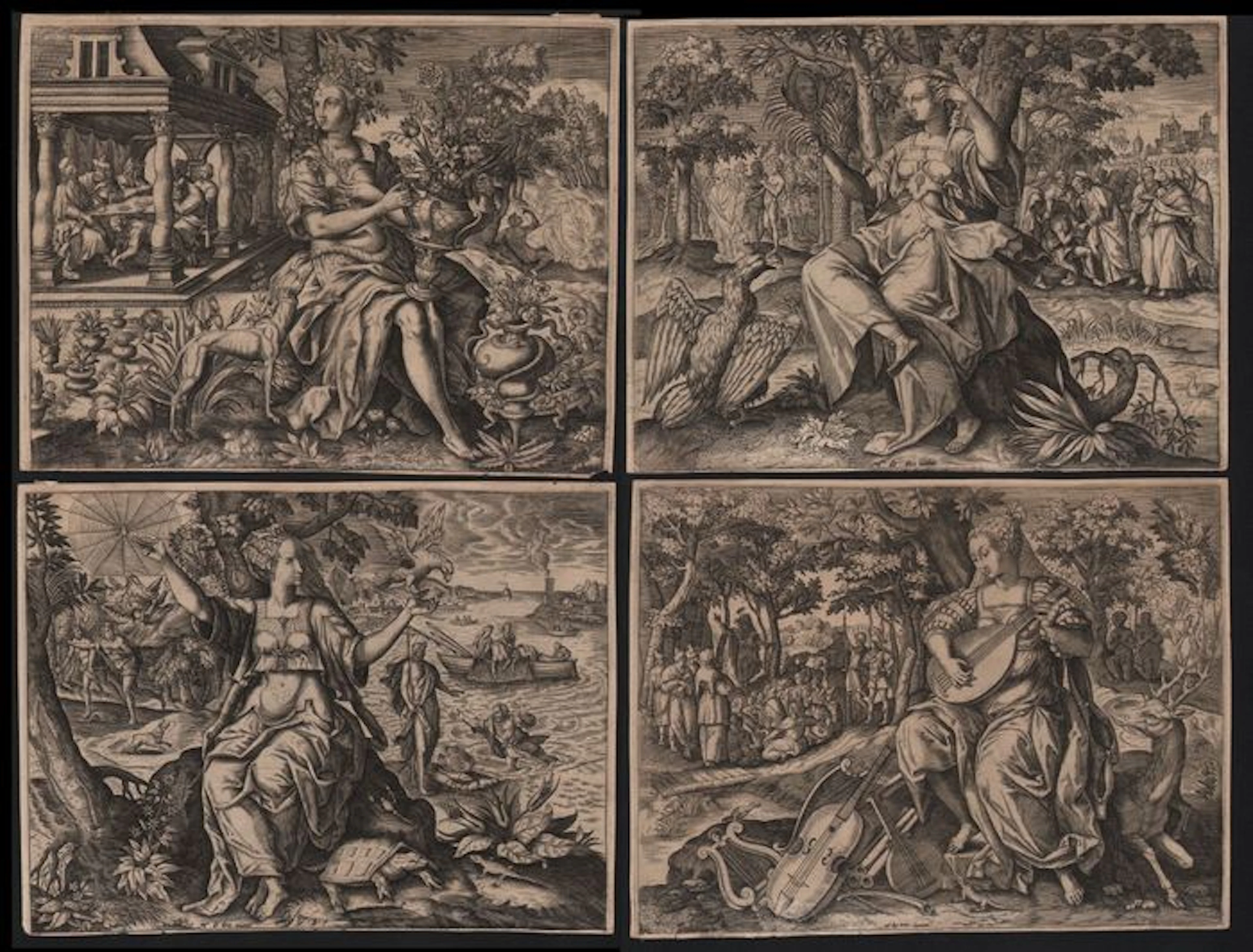 Maerten De Vos (1531-1603) - De zintuigen