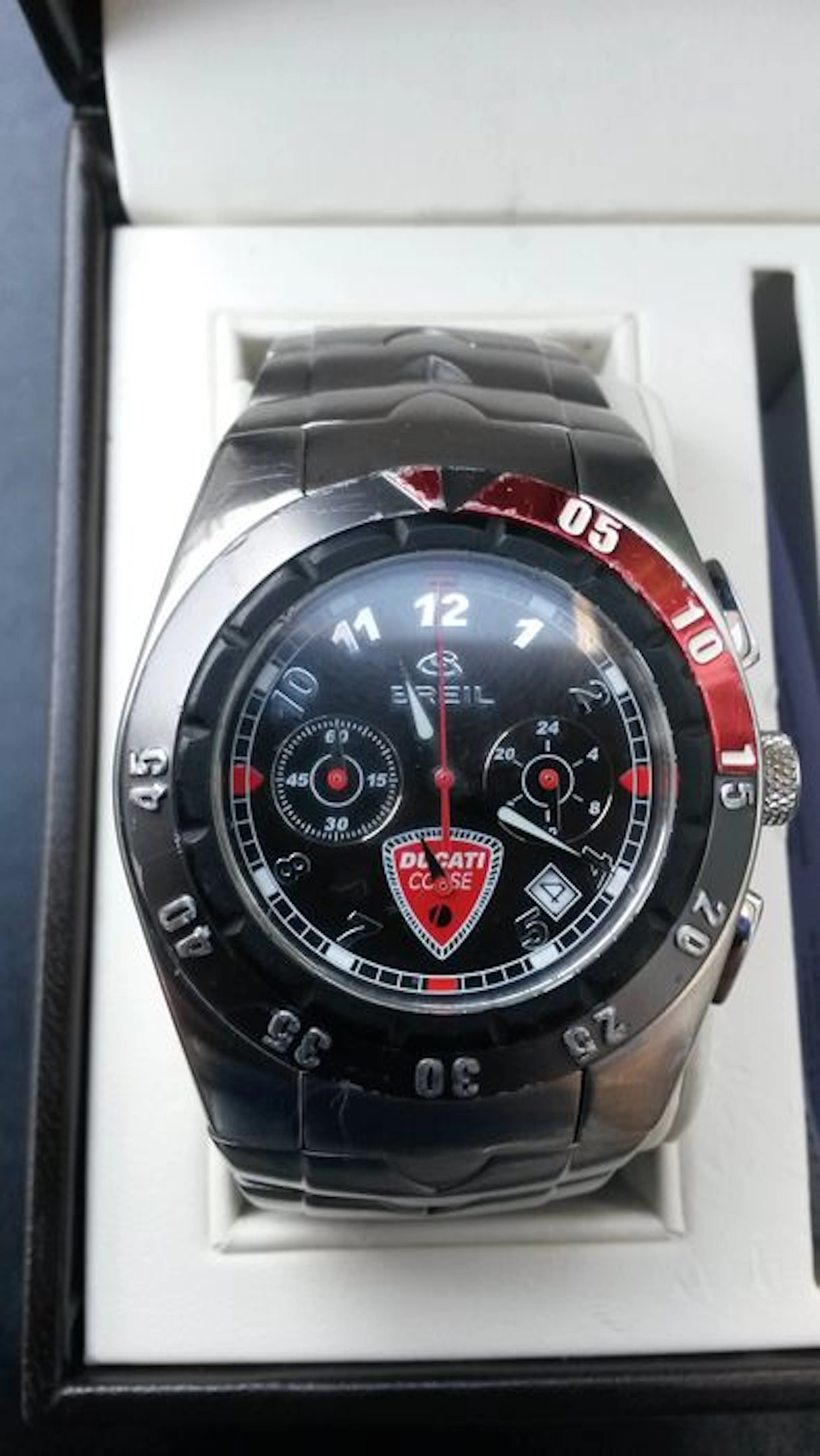 Breil Ducati BW0162 chronograph gent's wrist watch 2008