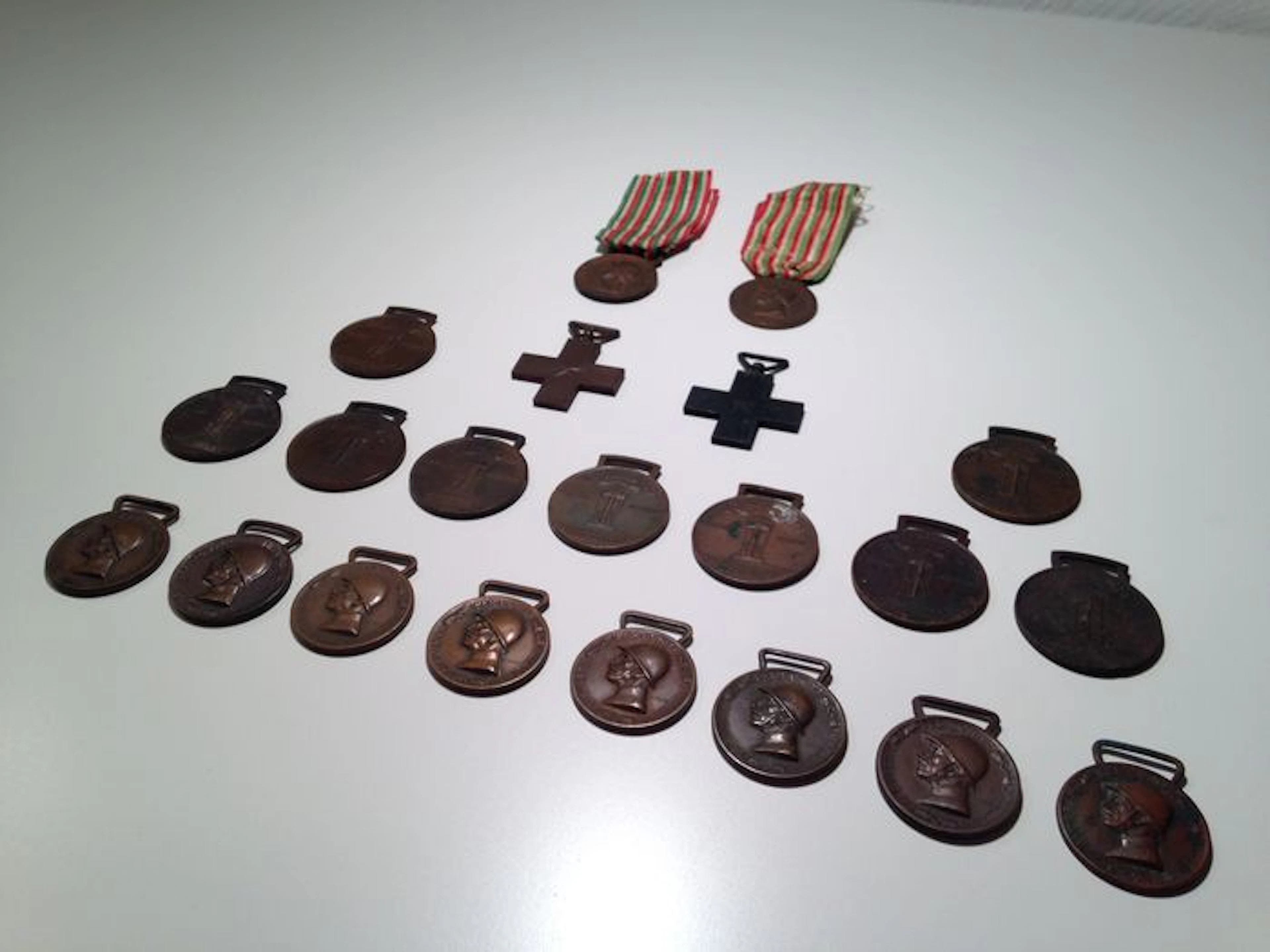Grande Lotto di medaglie Prima Guerra Mondiale WWI - ITALIA - 1915 - 1918