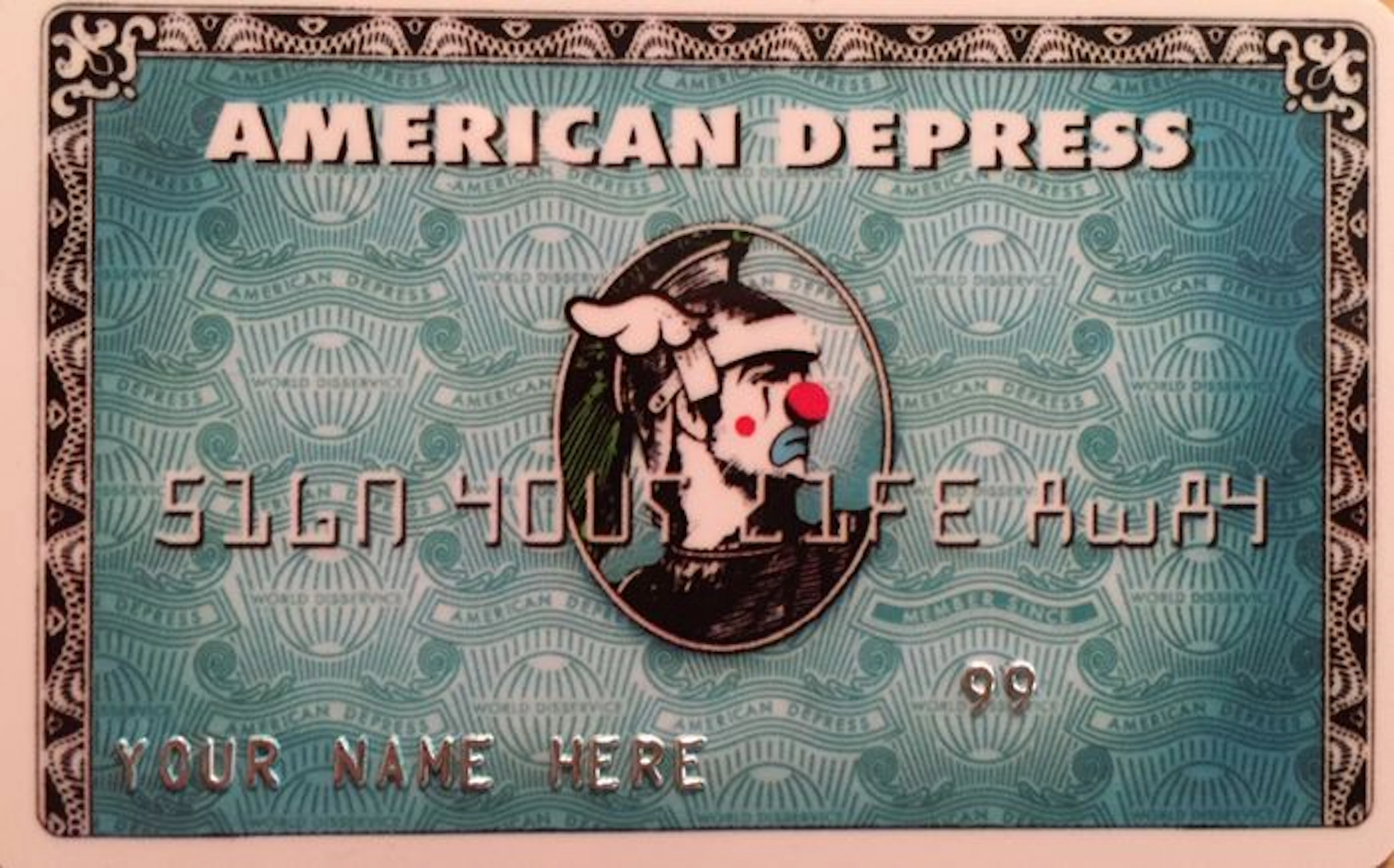 D*Face - American Depress Card