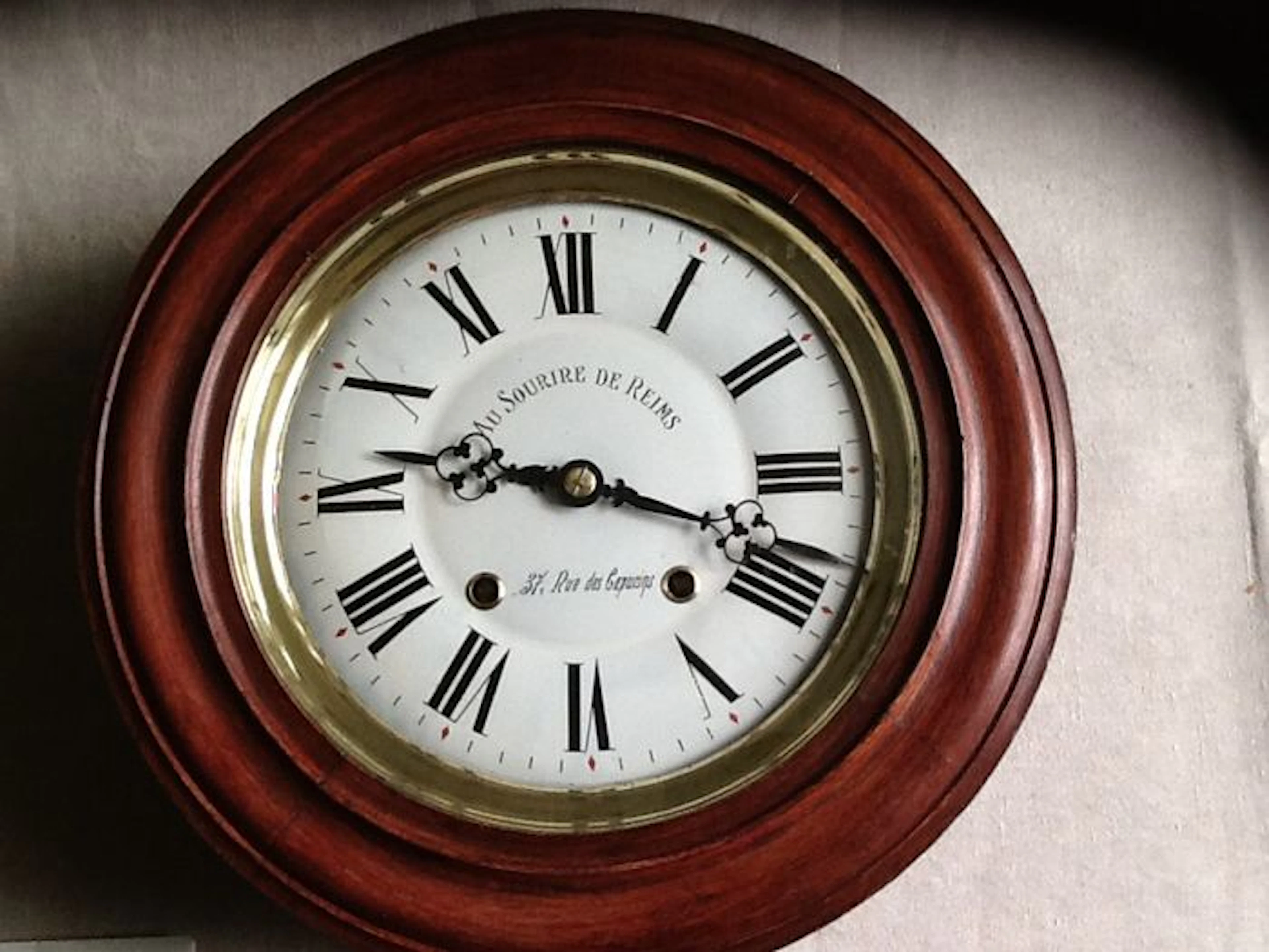 Antique French school clock -- approx. 1880 1880.