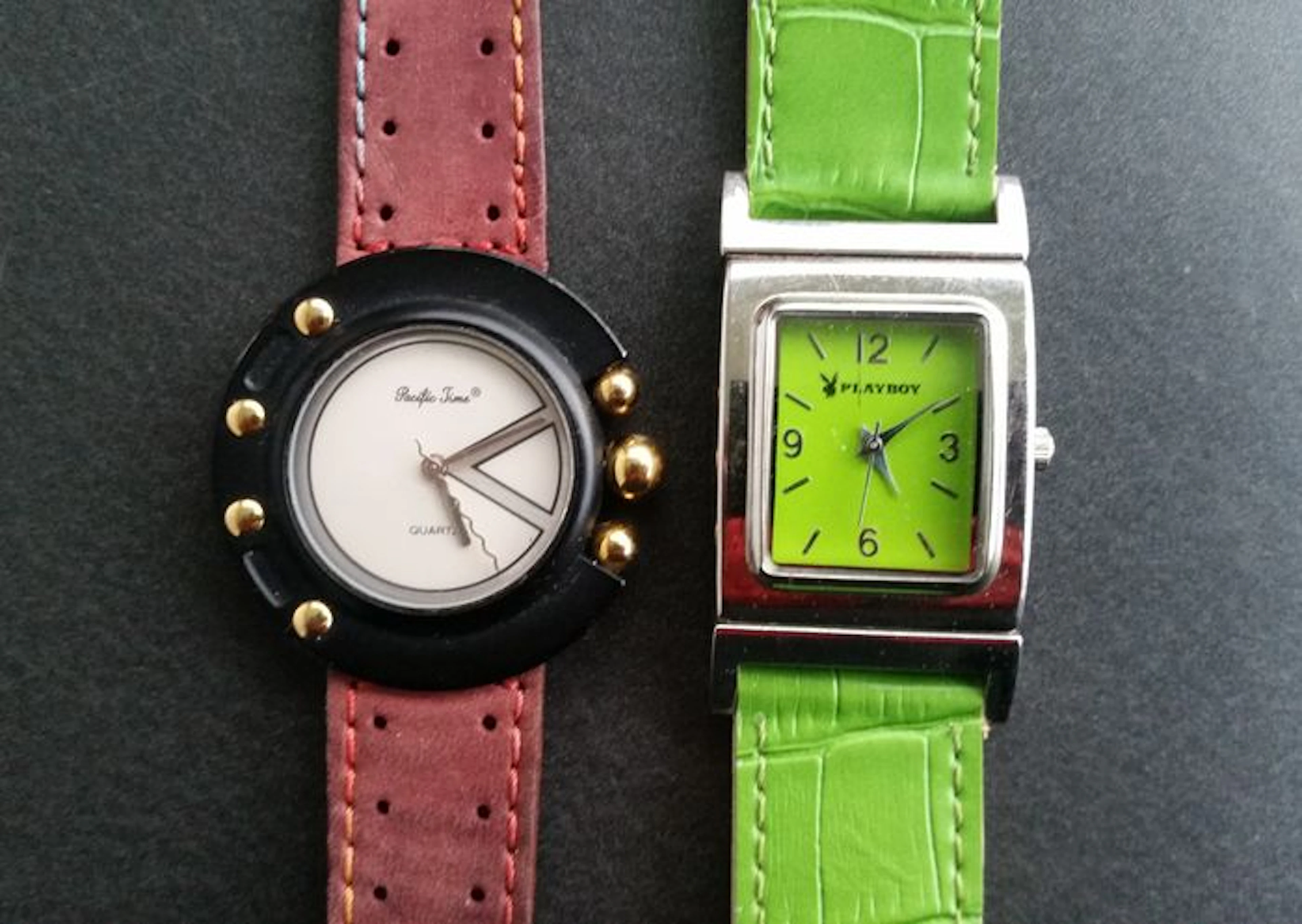 Pacific Time and Playboy Lot, 2 ladies' wristwatches