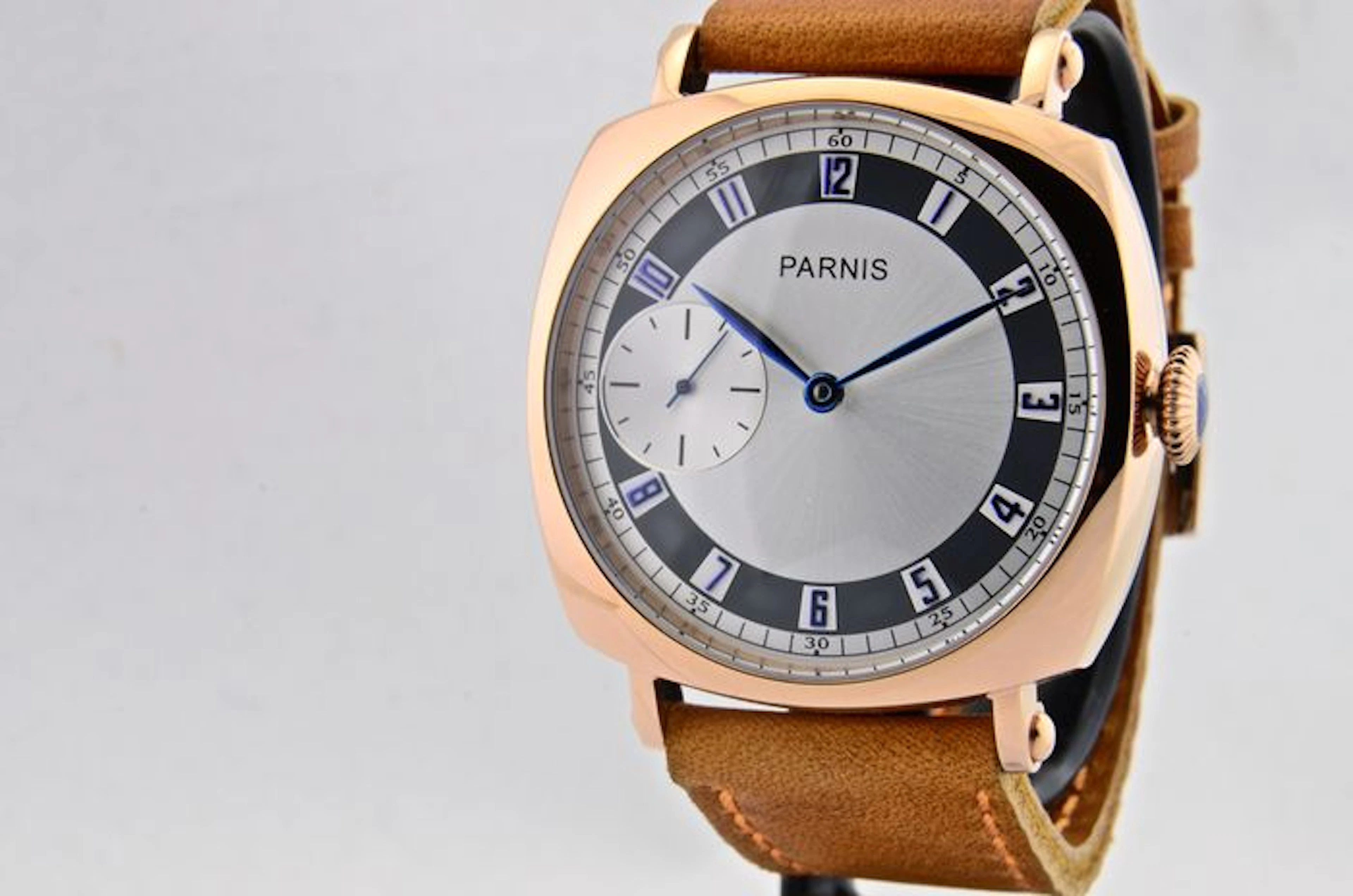 Parnis P6013 – men's wristwatch – 2014 (NOS)
