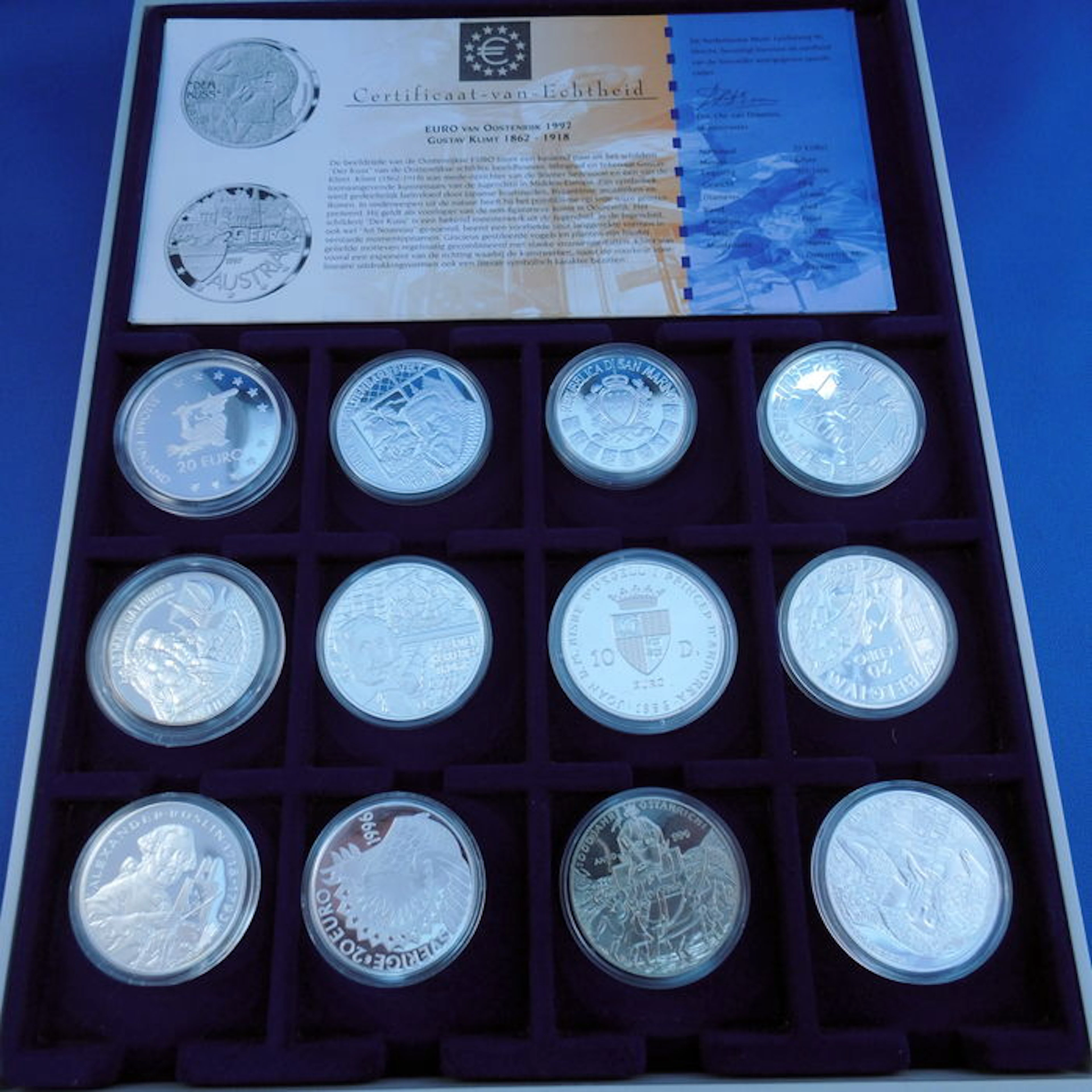 Europe - Collection Euro coins 1996-1998 (14 coins)