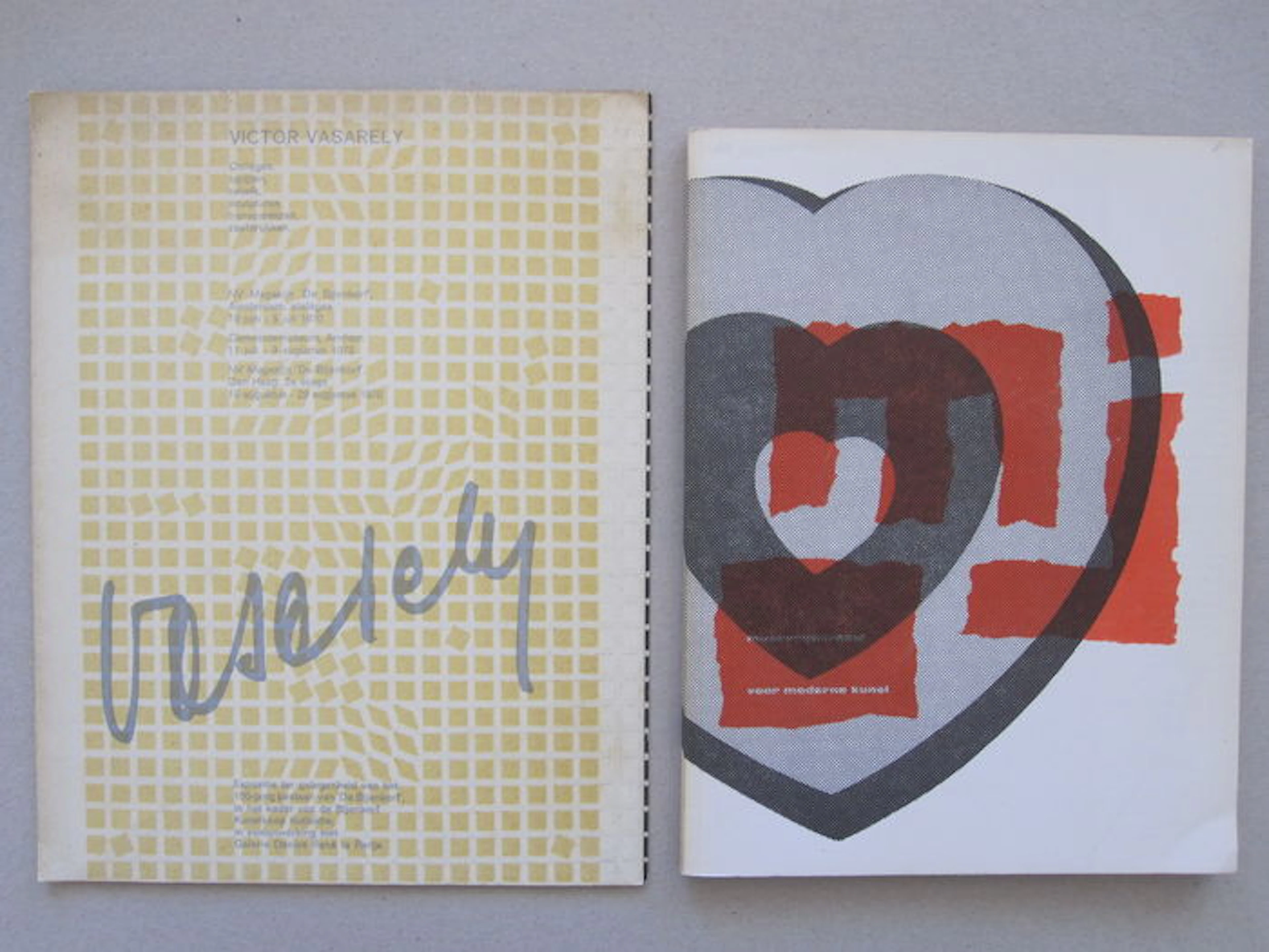 Victor Vasarely (after) - invitation card & museum journal