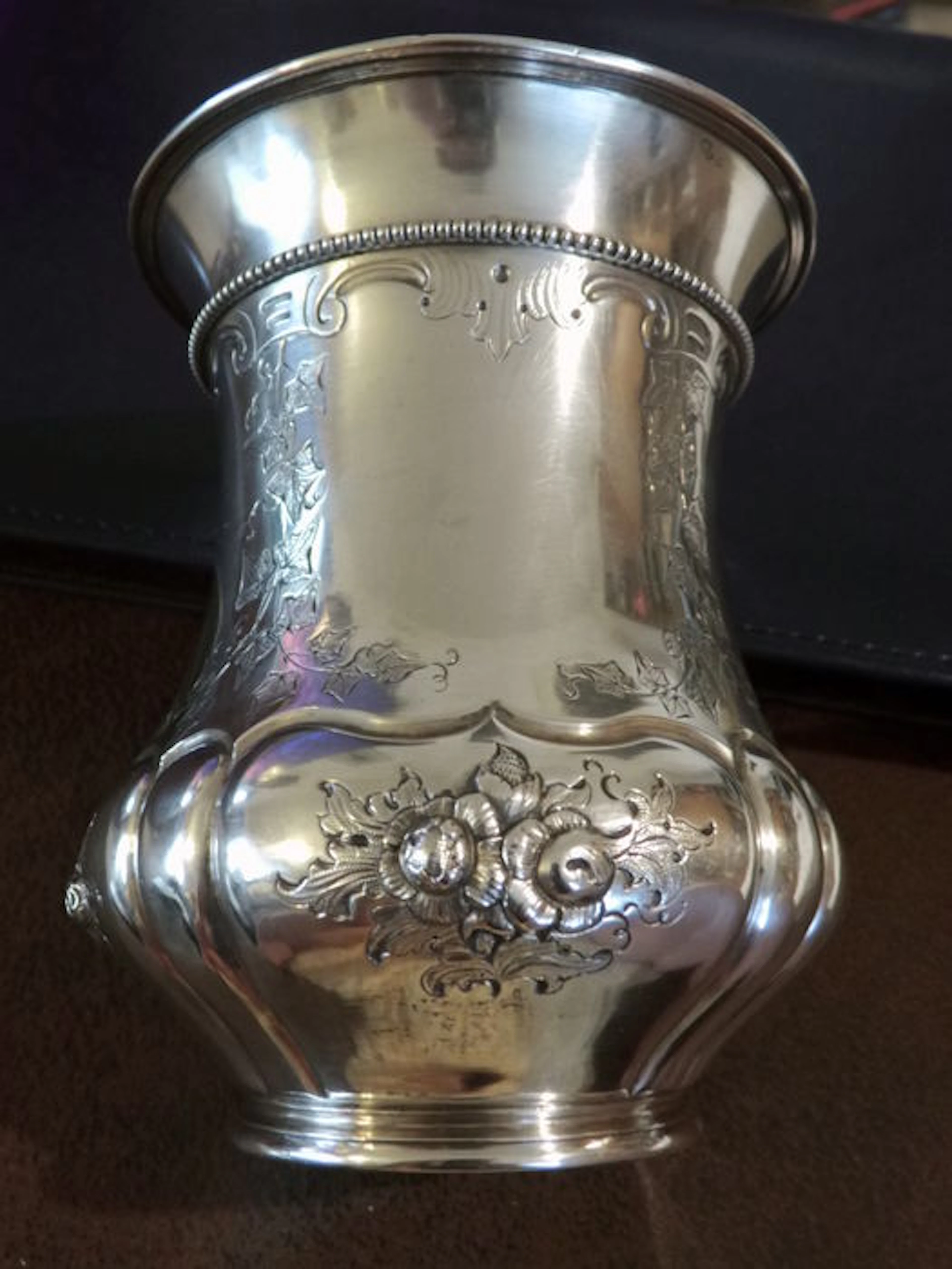 Silbervase, Hossauer, Berlin 1850