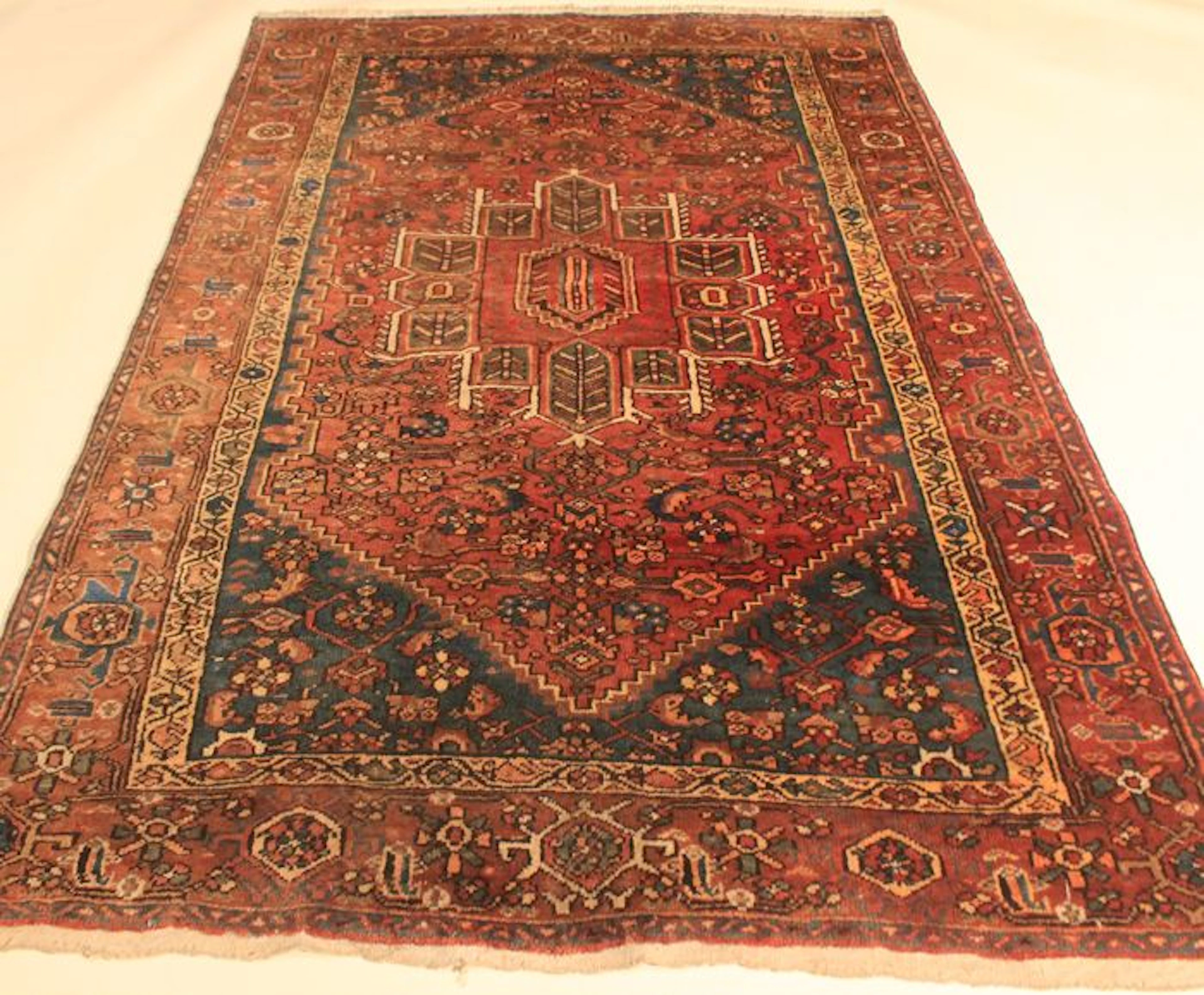 Alter Perser Teppich Goltog Bidjar Made in Iran Mitte des 20 Jahrhundert 135X210cm
