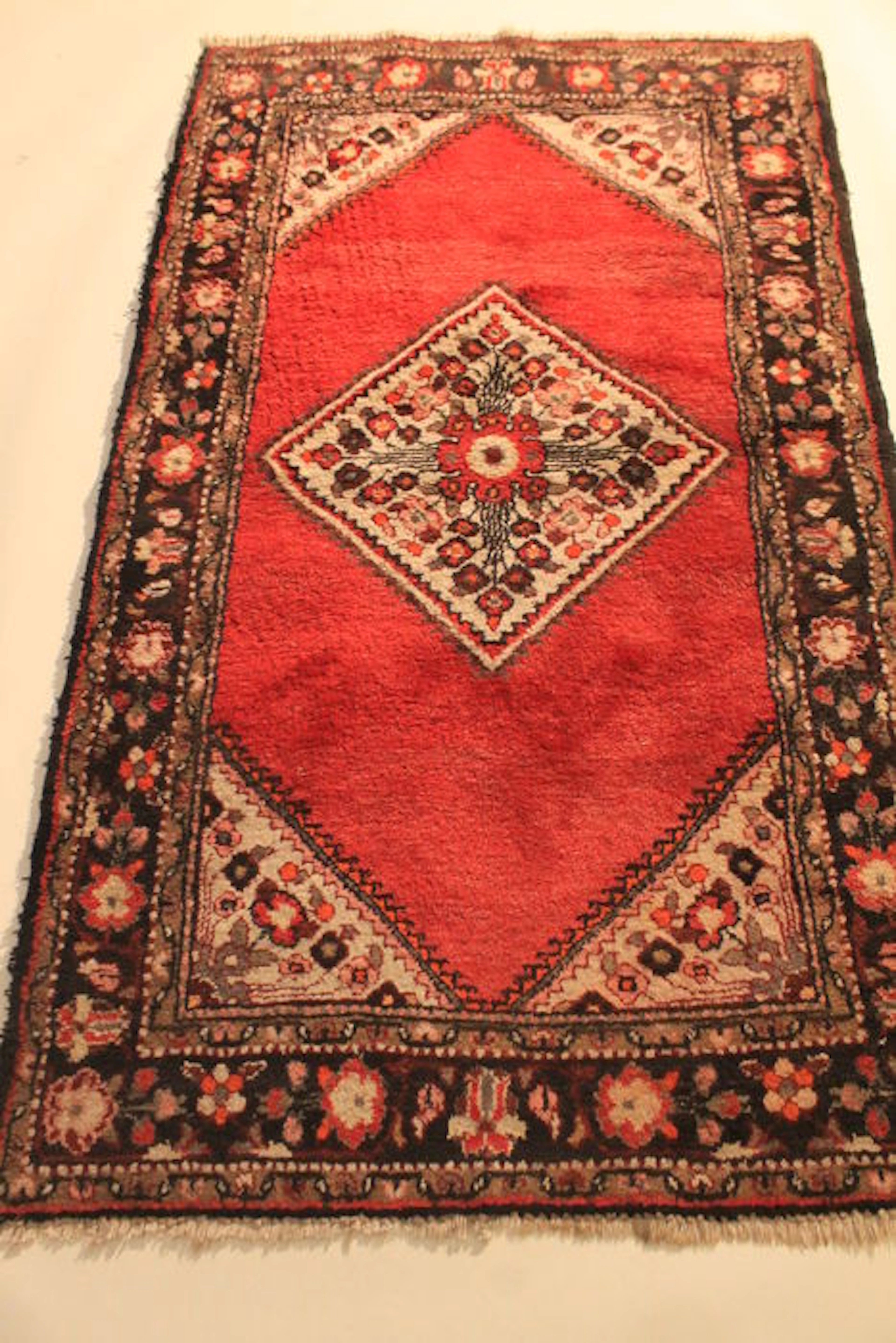 Perser Teppich Hamadan Made in Iran um 1980 Brücke 120X180cm