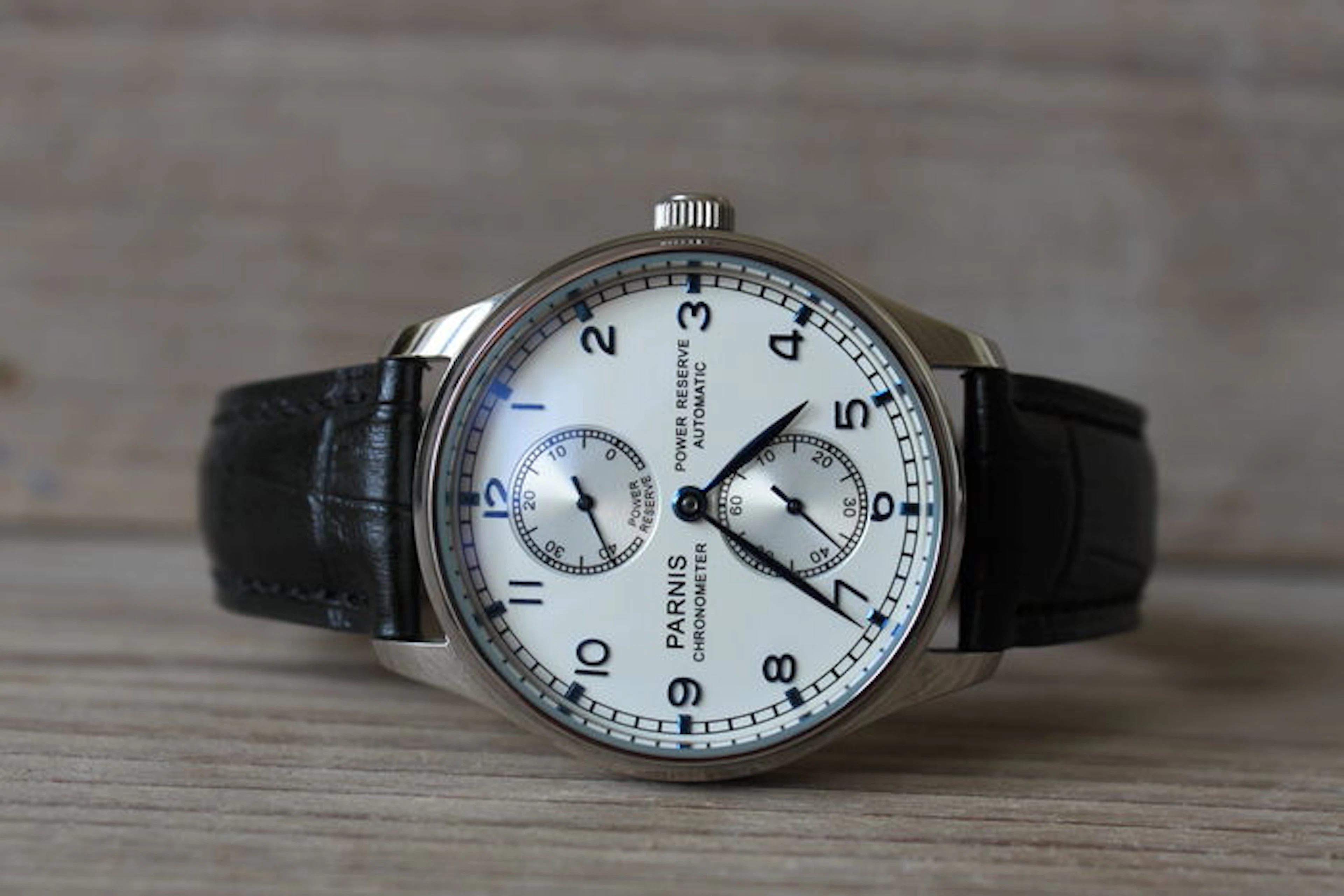Parnis Power Reserve Automatic – wrist watch– 21st century