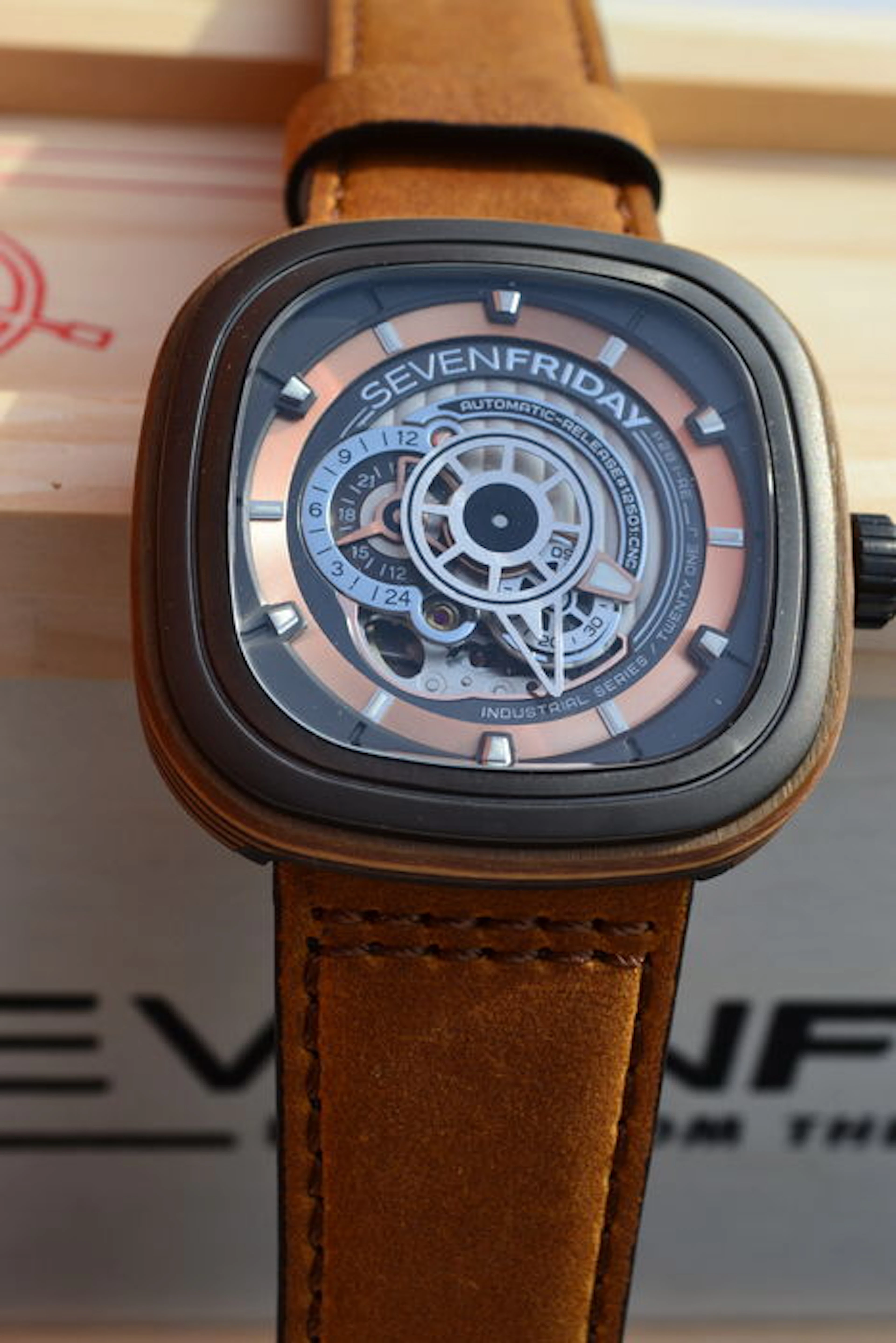 SevenFriday P2B / 03-W 'Woody' Limited Edition 450 units - Wristwatch - 2015