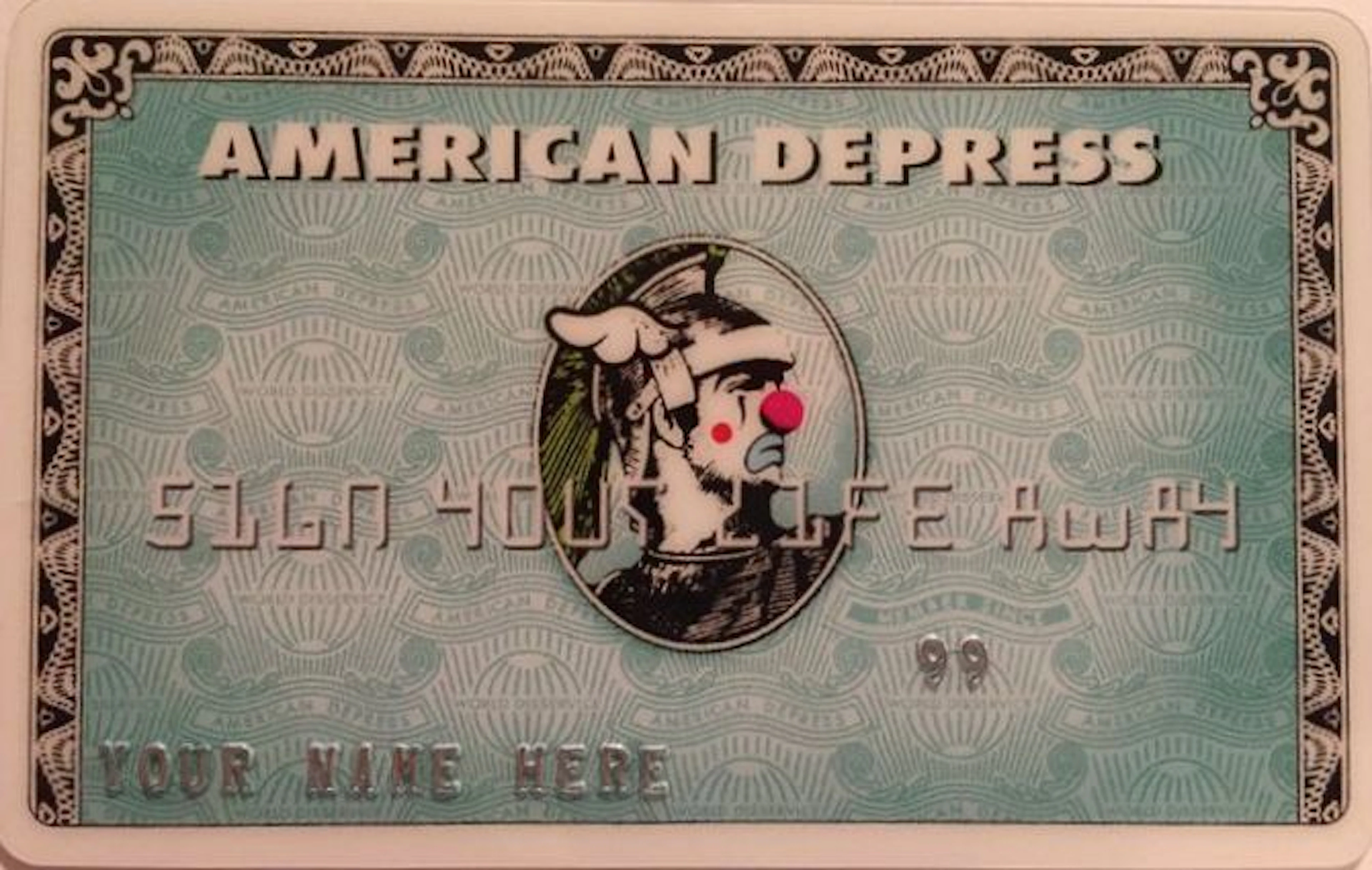 D*Face – American Depress Card