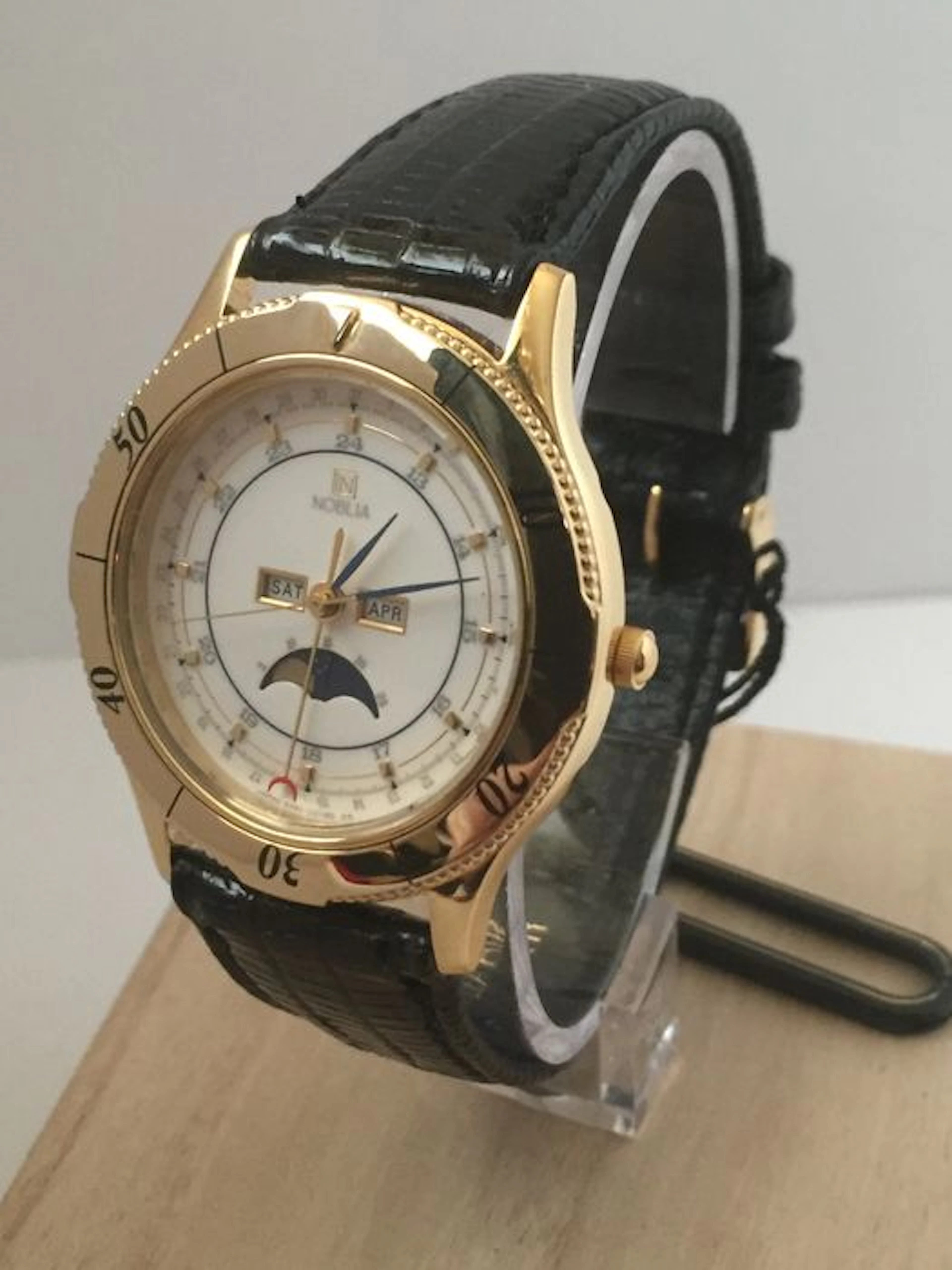 NOBLIA " Pointer / Moonphase " – men's wristwatch – 2015