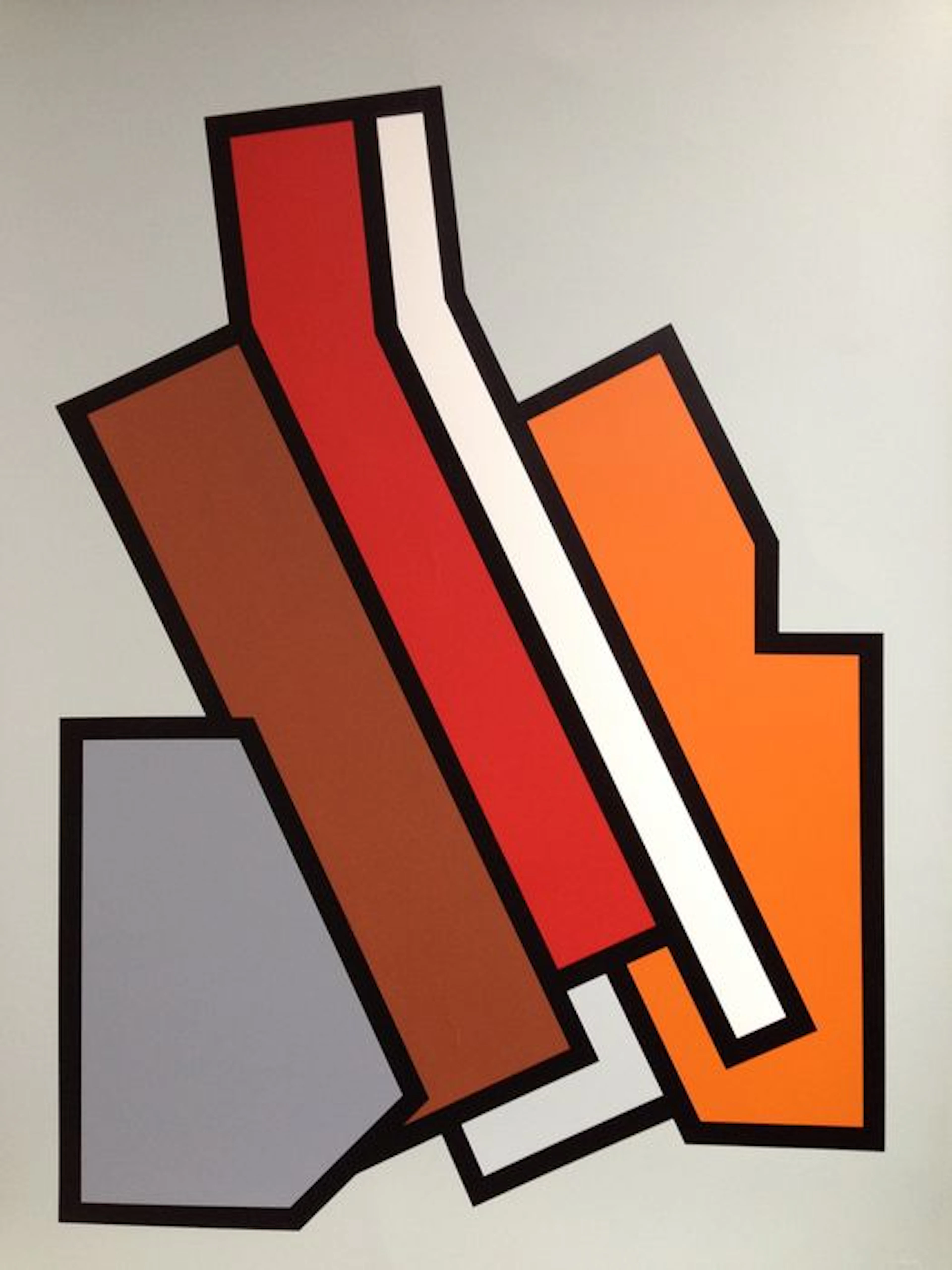 Guy Vandenbranden - Geometric abstract composition