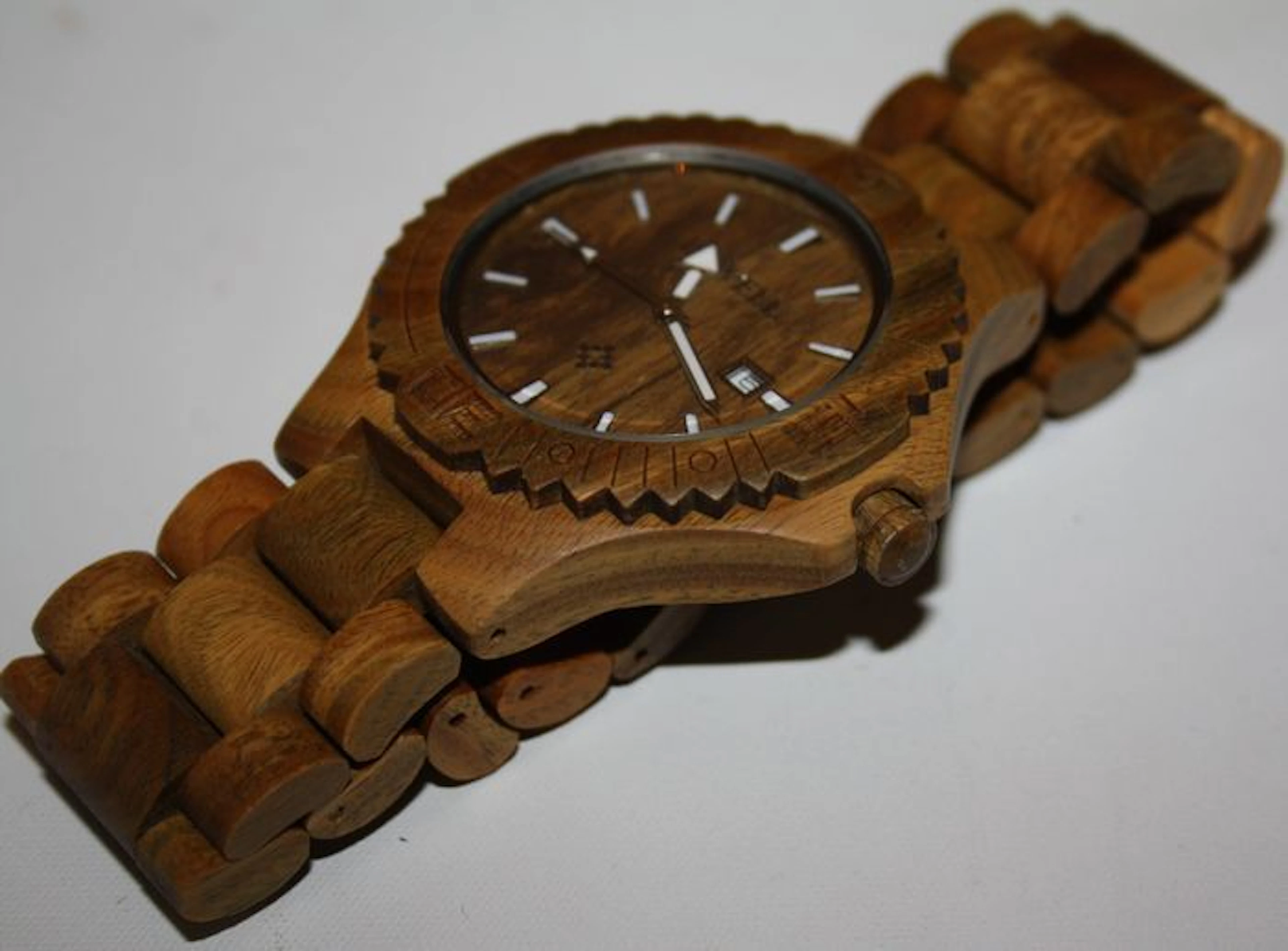 Bewell wooden men's watch